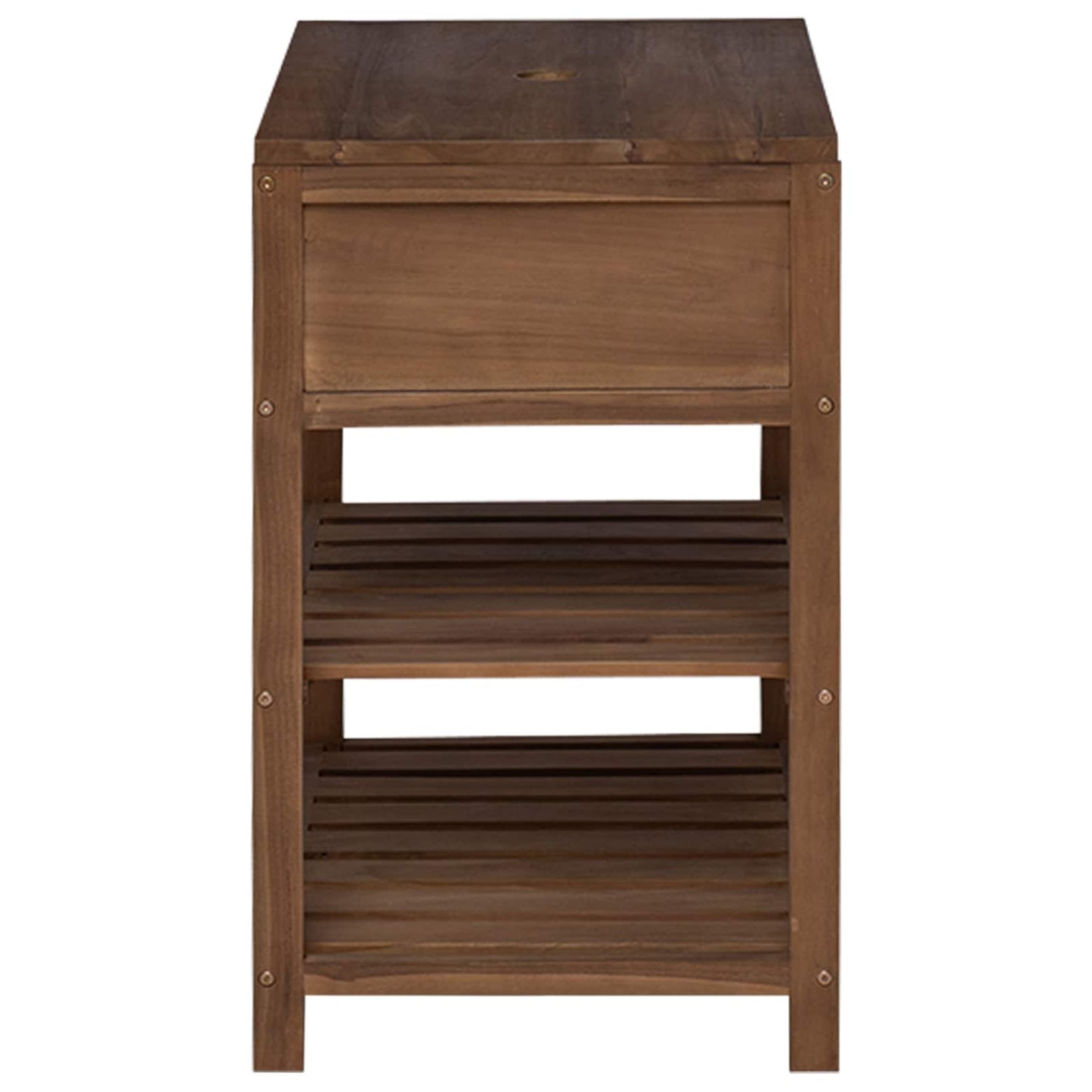Baderomsskap Naturlig 60 x 45 x 75 cm Massivt Teaktre