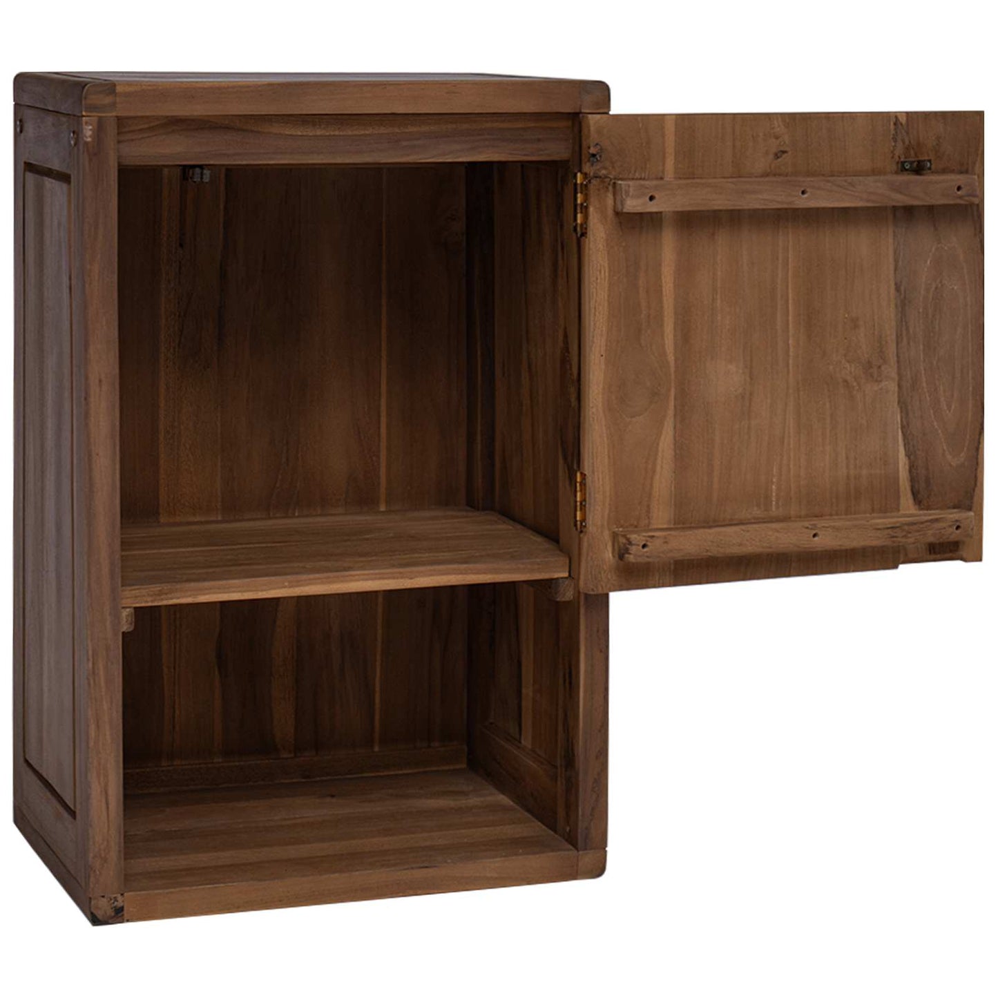 Baderomsside skap Naturlig 45 x 30 x 70 cm Massivt Teaktre