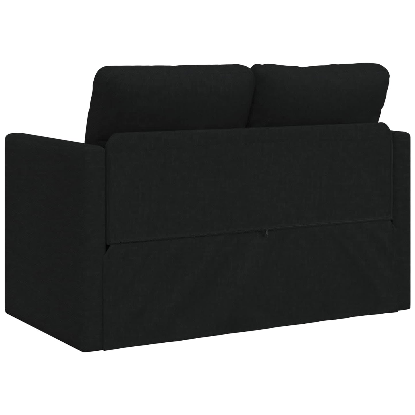 Sammenleggbar Sofa seng Svart 112 x 60 x 55 cm stoff vidaXL