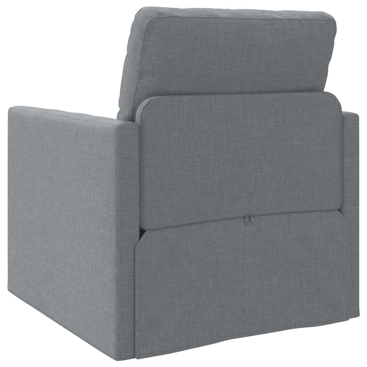 Sammenleggbar Sofa seng Lysegrå 74 x 77 x 81 cm stoff