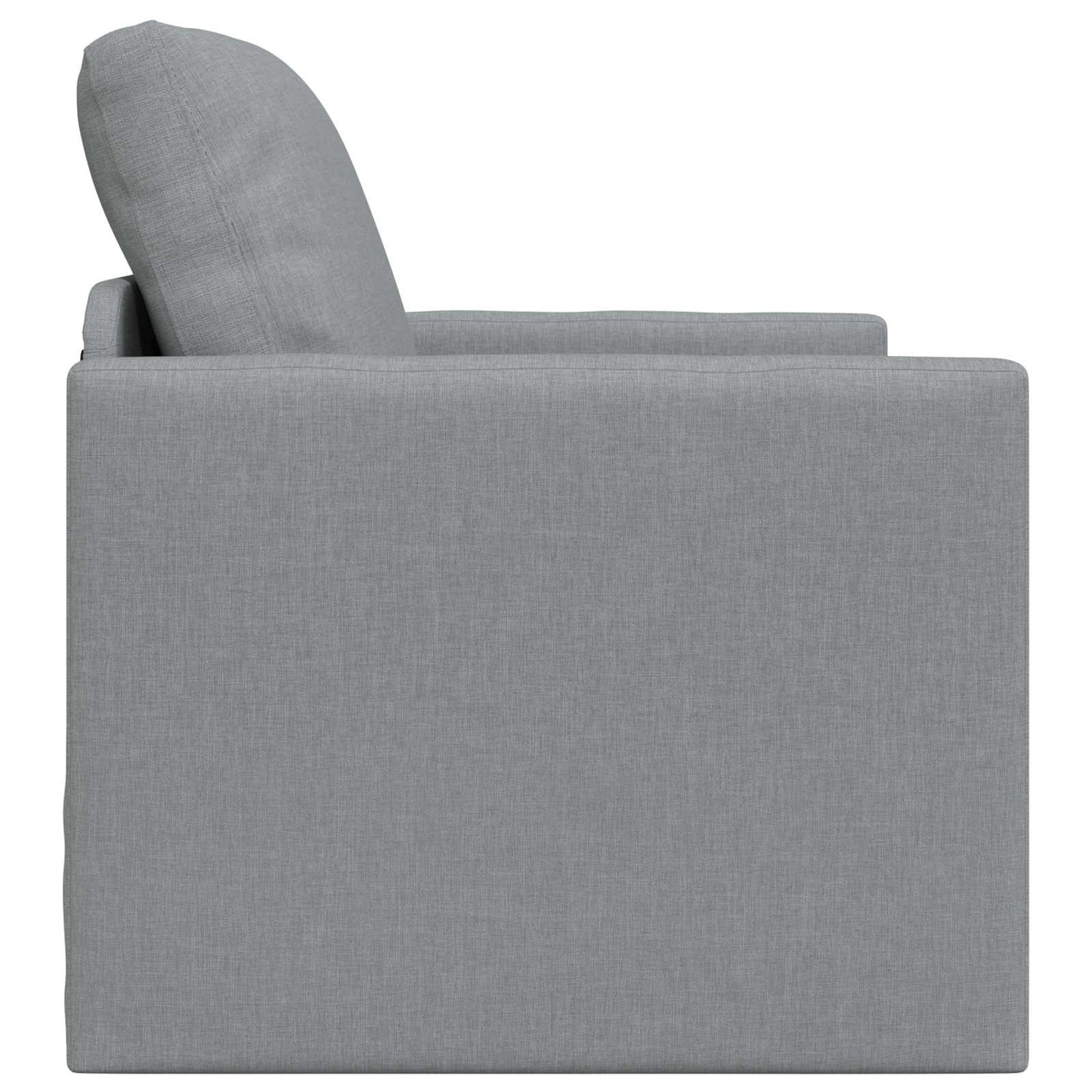 Sammenleggbar Sofa seng Lysegrå 74 x 77 x 81 cm stoff