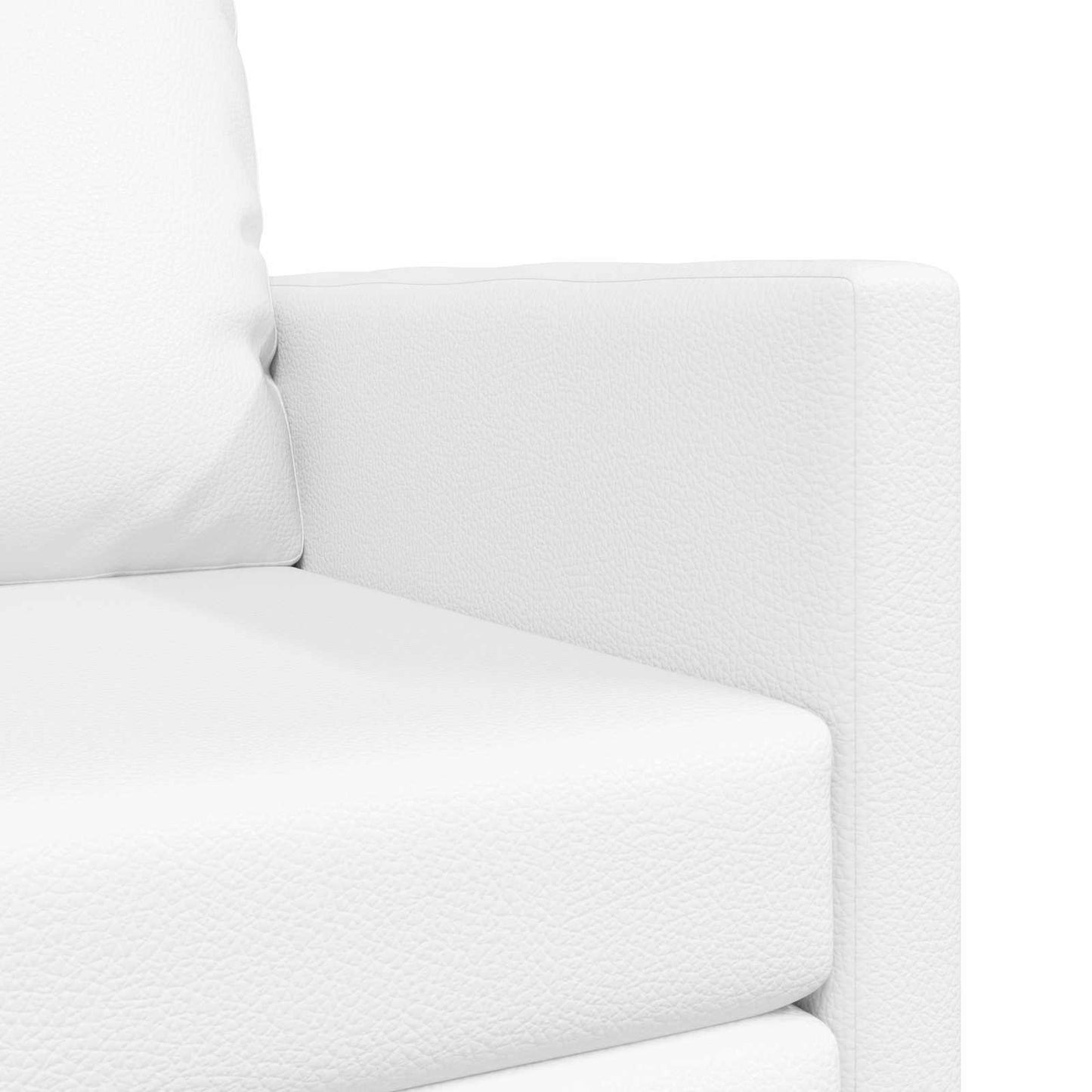 Sammenleggbar Sofa seng Hvit 74 x 77 x 81 cm Kunstlær