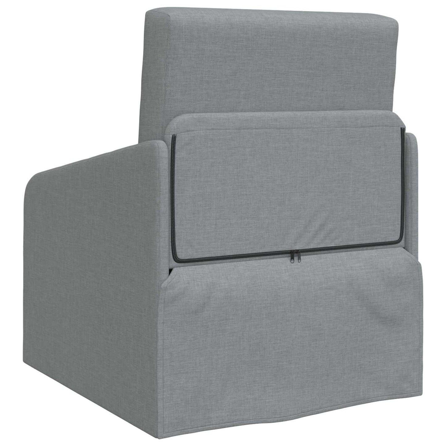 Sammenleggbar Sofa seng Lysegrå 65 x 80 x 83 cm stoff