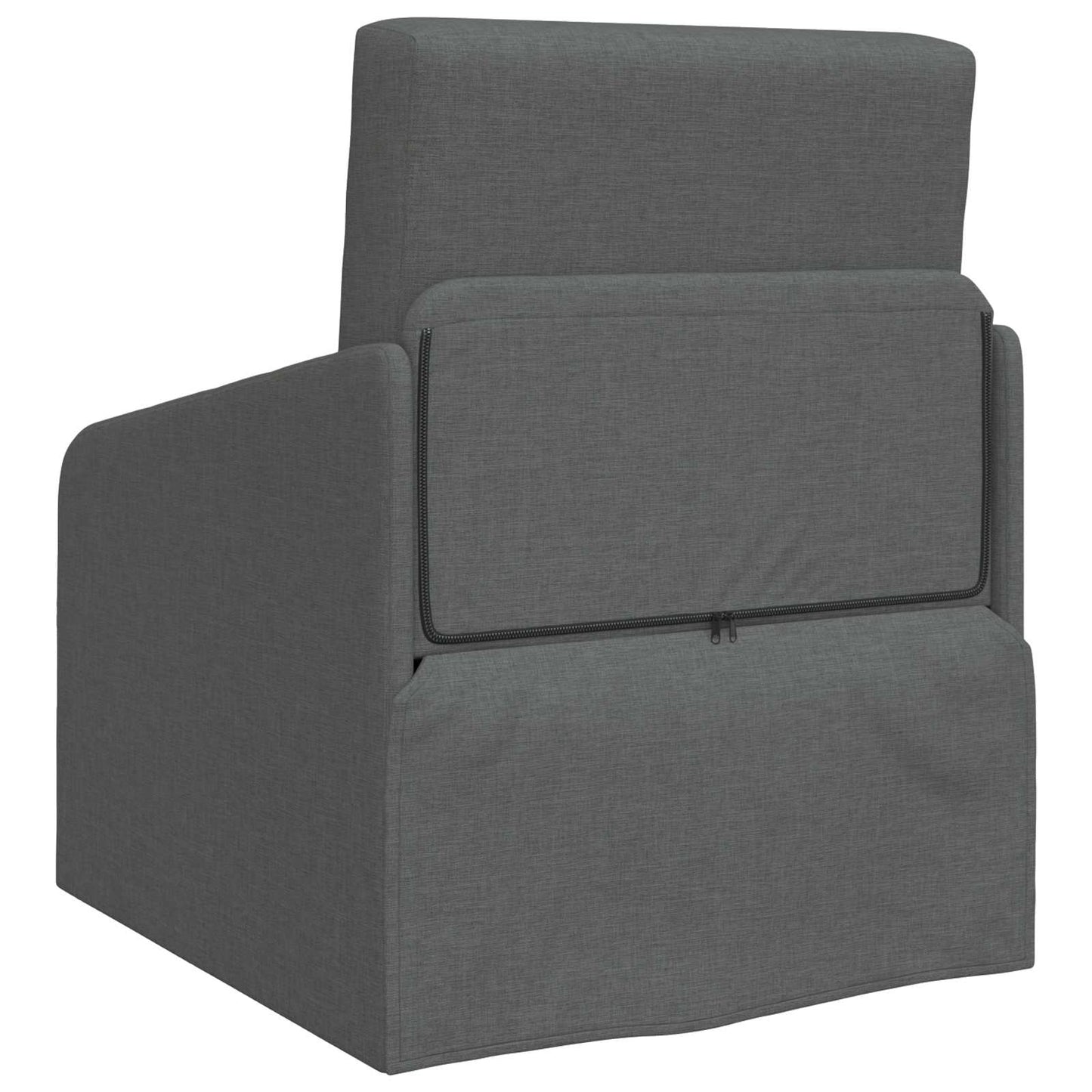Sammenleggbar Sofa seng Mørkegrå 65 x 80 x 83 cm stoff