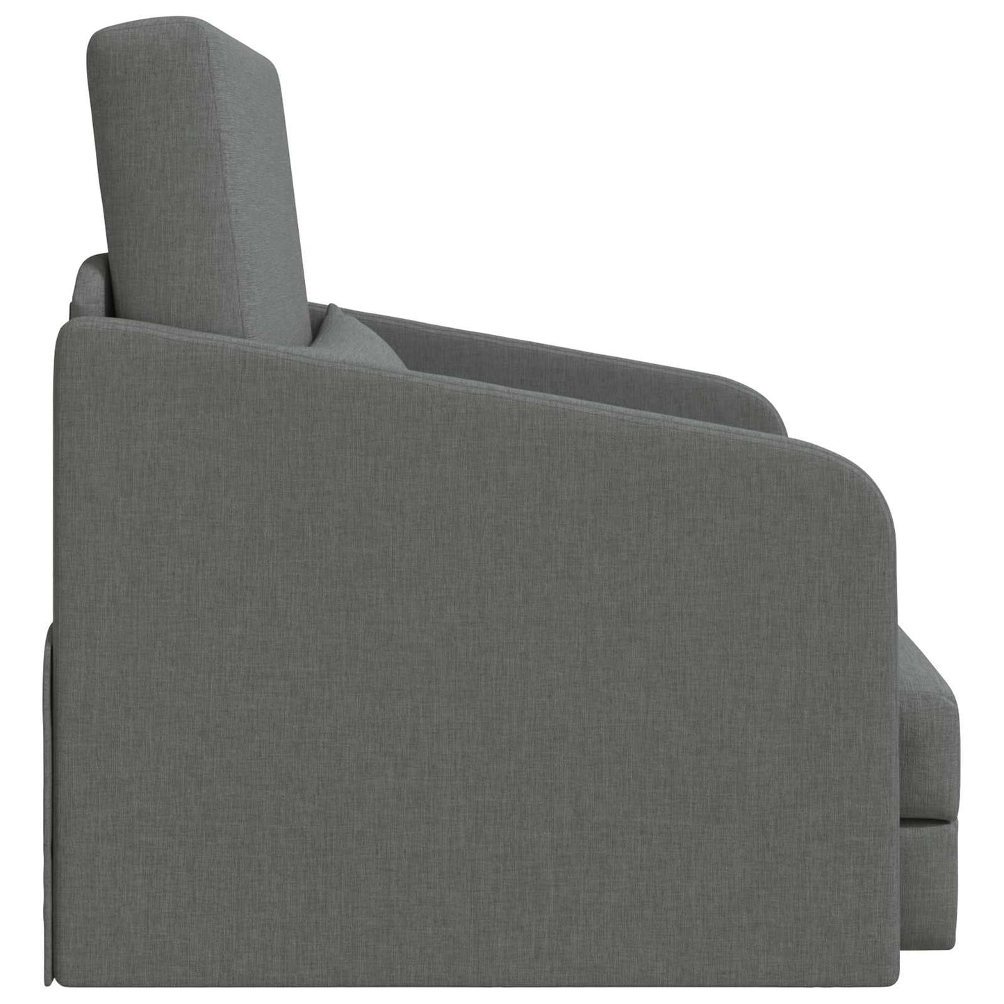 Sammenleggbar Sofa seng Mørkegrå 65 x 80 x 83 cm stoff