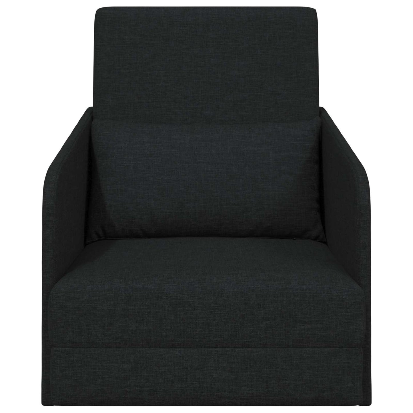 Sammenleggbar Sofa seng Svart 65 x 80 x 83 cm stoff