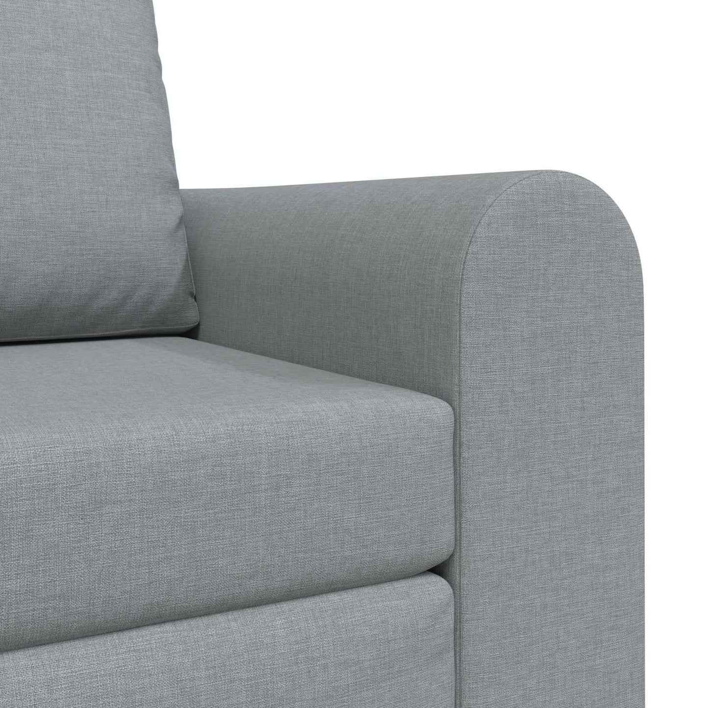 Sammenleggbar Sofa seng Lysegrå 98 x 71 x 83 cm stoff vidaXL