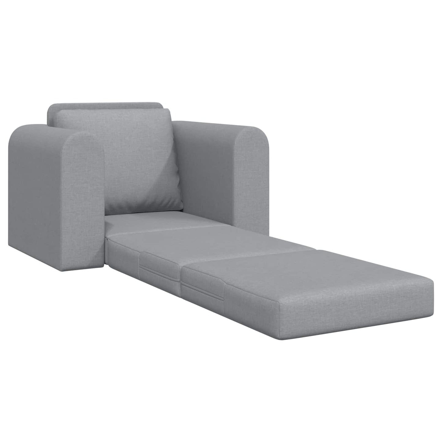 Sammenleggbar Sofa seng Lysegrå 98 x 71 x 83 cm stoff vidaXL