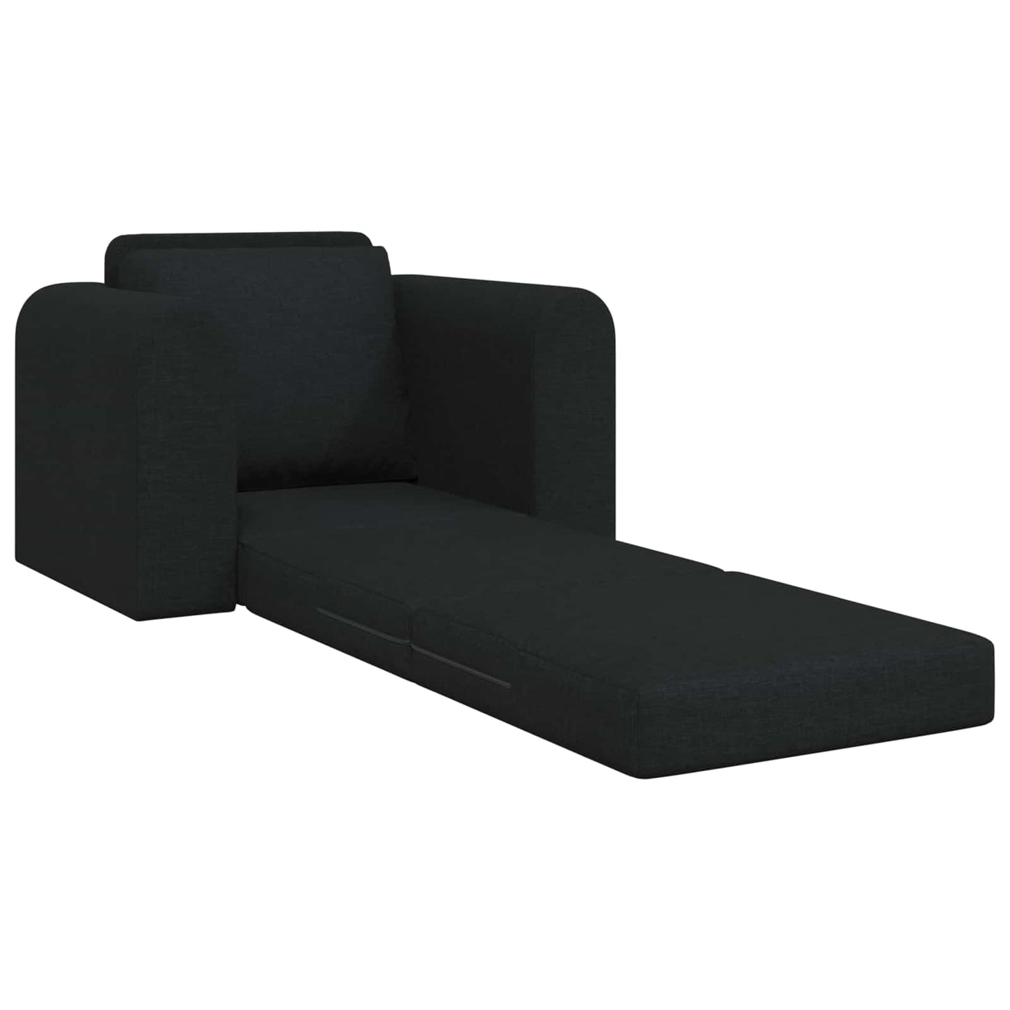 Sammenleggbar Sofa seng Svart 98 x 71 x 83 cm stoff