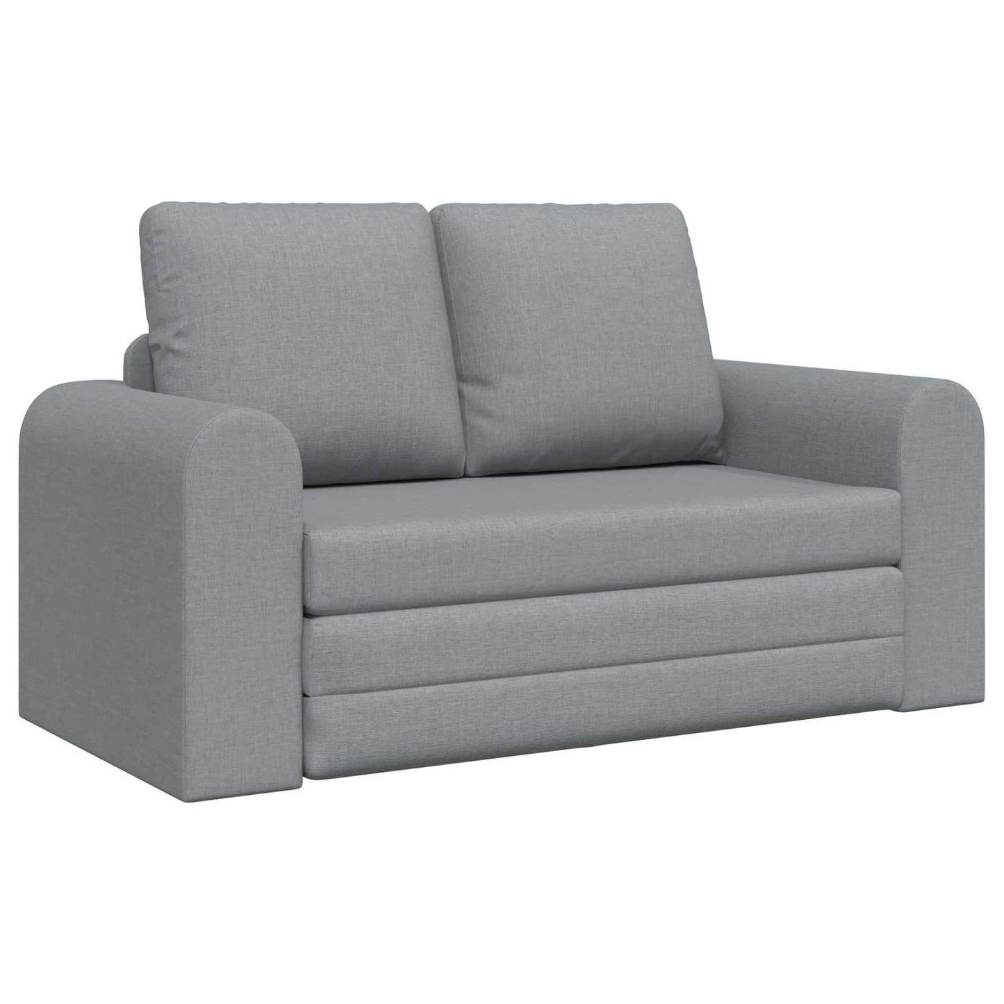 Sammenleggbar Sofa seng Lysegrå 148 x 71 x 83 cm stoff