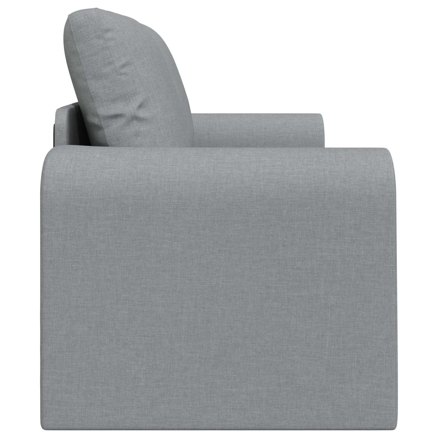 Sammenleggbar Sofa seng Lysegrå 148 x 71 x 83 cm stoff