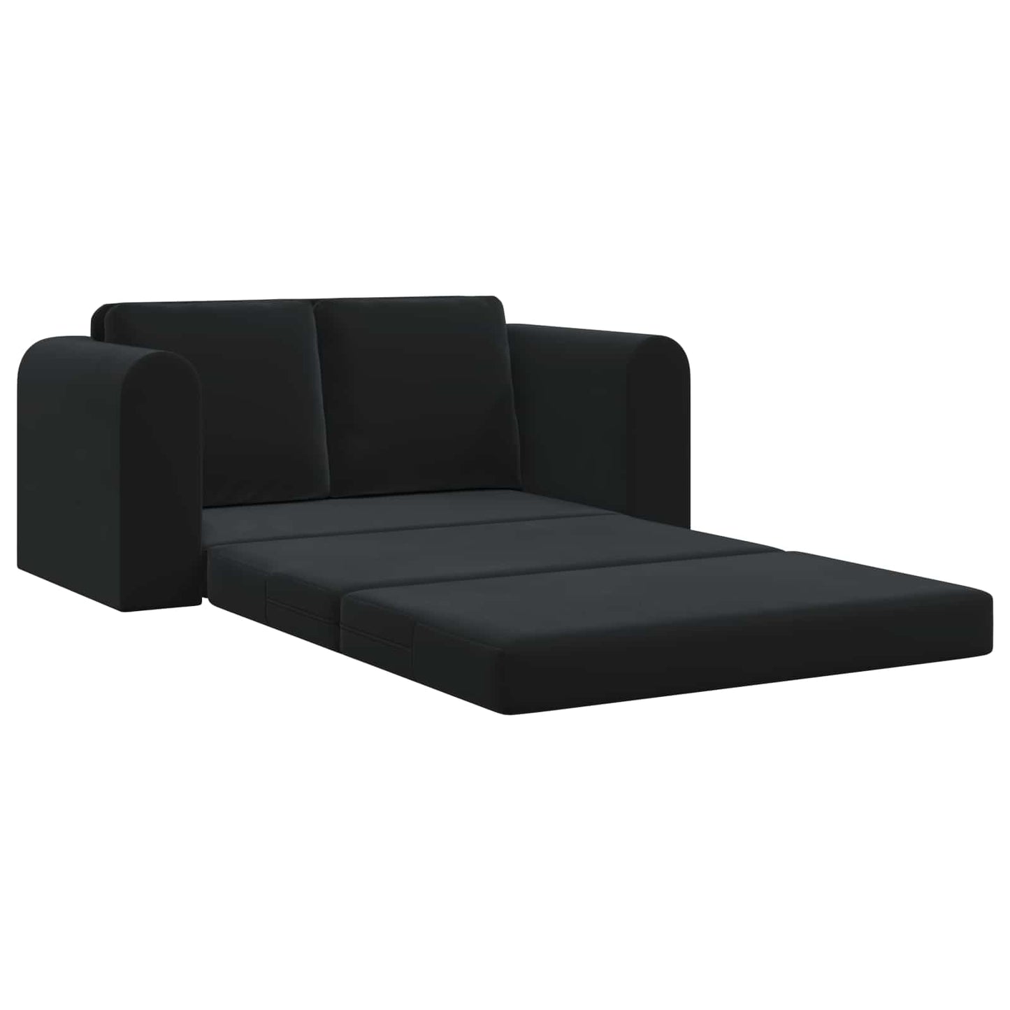 Sammenleggbar Sofa seng Svart 148 x 71 x 83 cm Fløyel