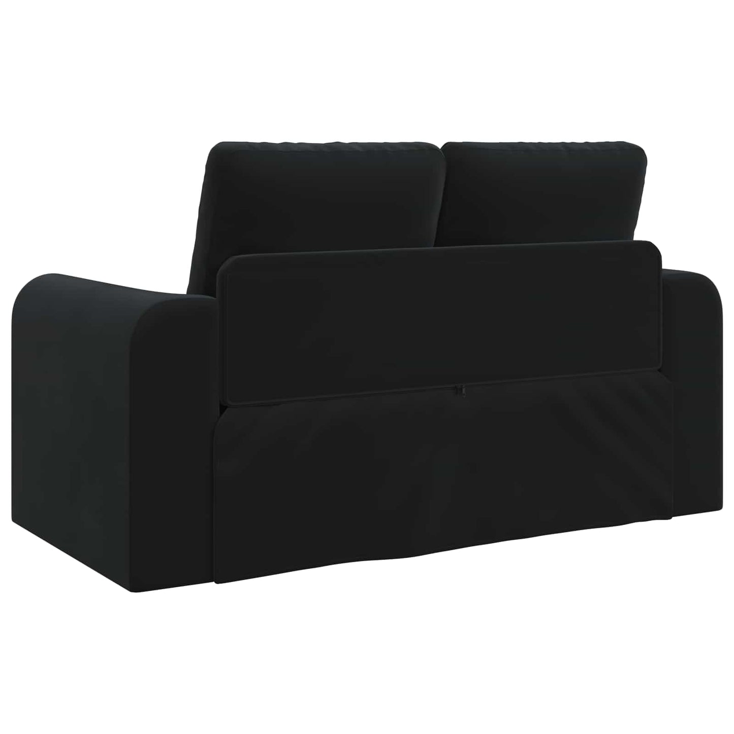 Sammenleggbar Sofa seng Svart 148 x 71 x 83 cm Fløyel