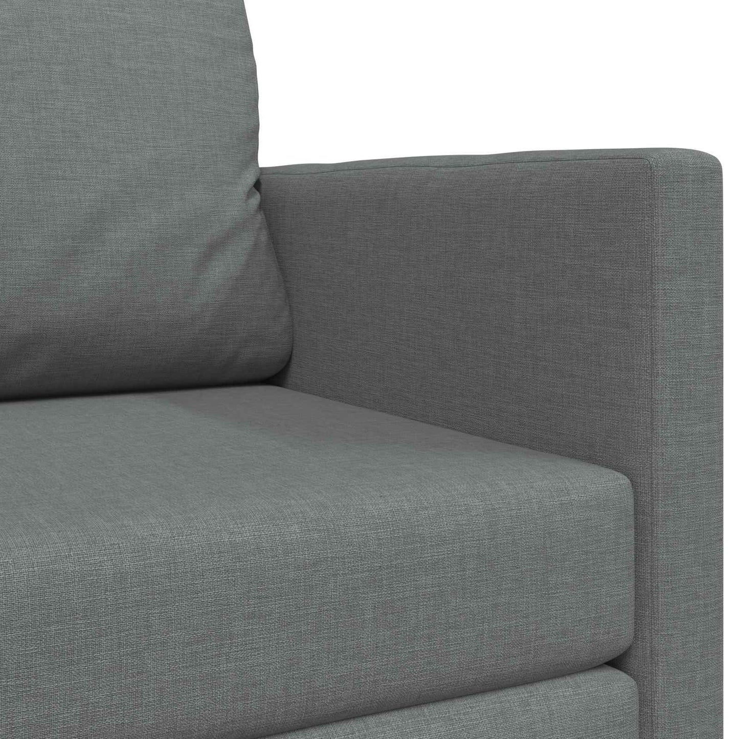 2-seters sammenleggbart sovesofa Mørkegrå 124 x 71 x 78 cm