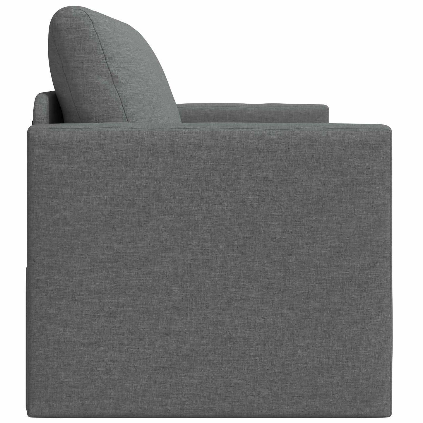 2-seters sammenleggbart sovesofa Mørkegrå 124 x 71 x 78 cm