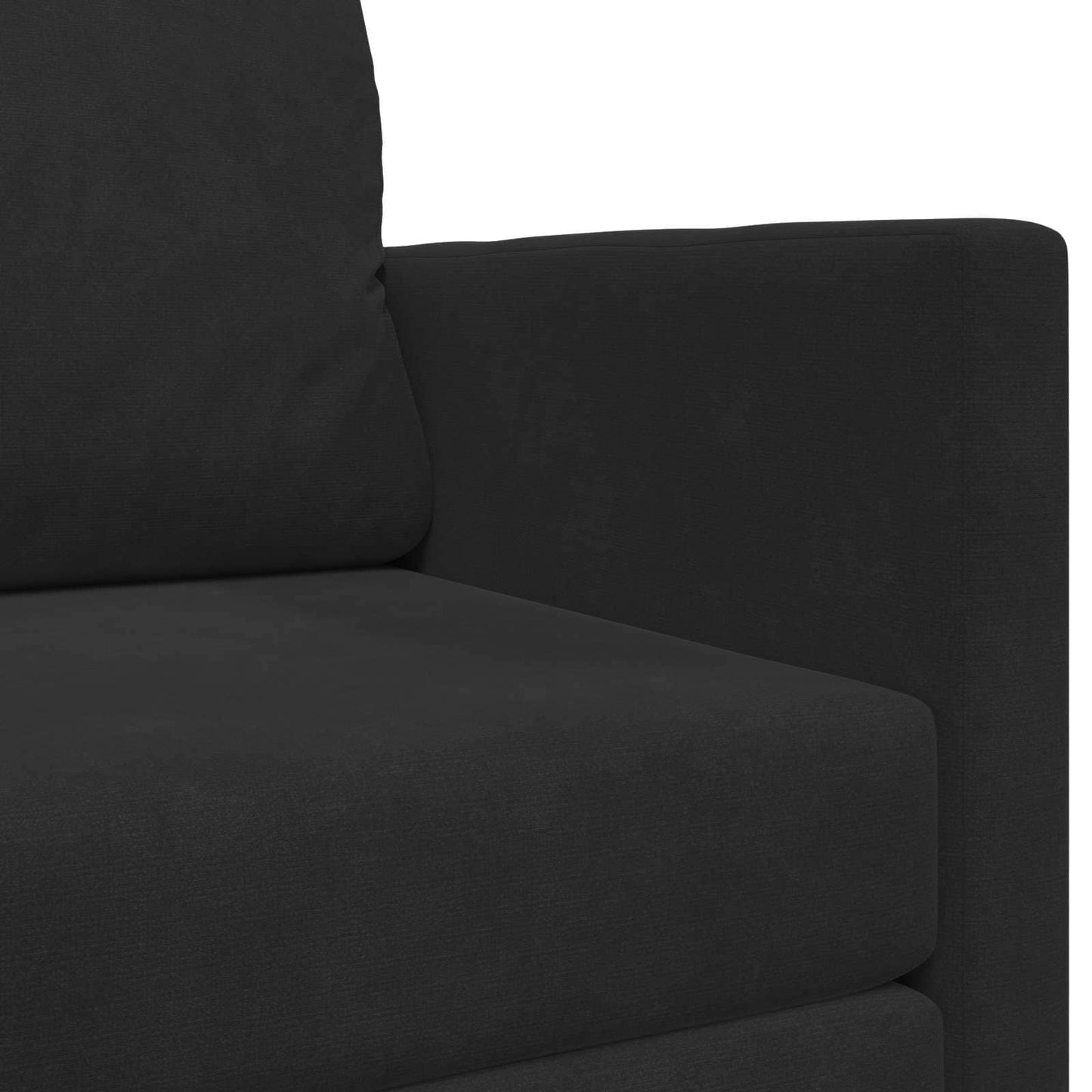 Sammenleggbar Sofa seng Svart 124 x 71 x 78 cm Fløyel