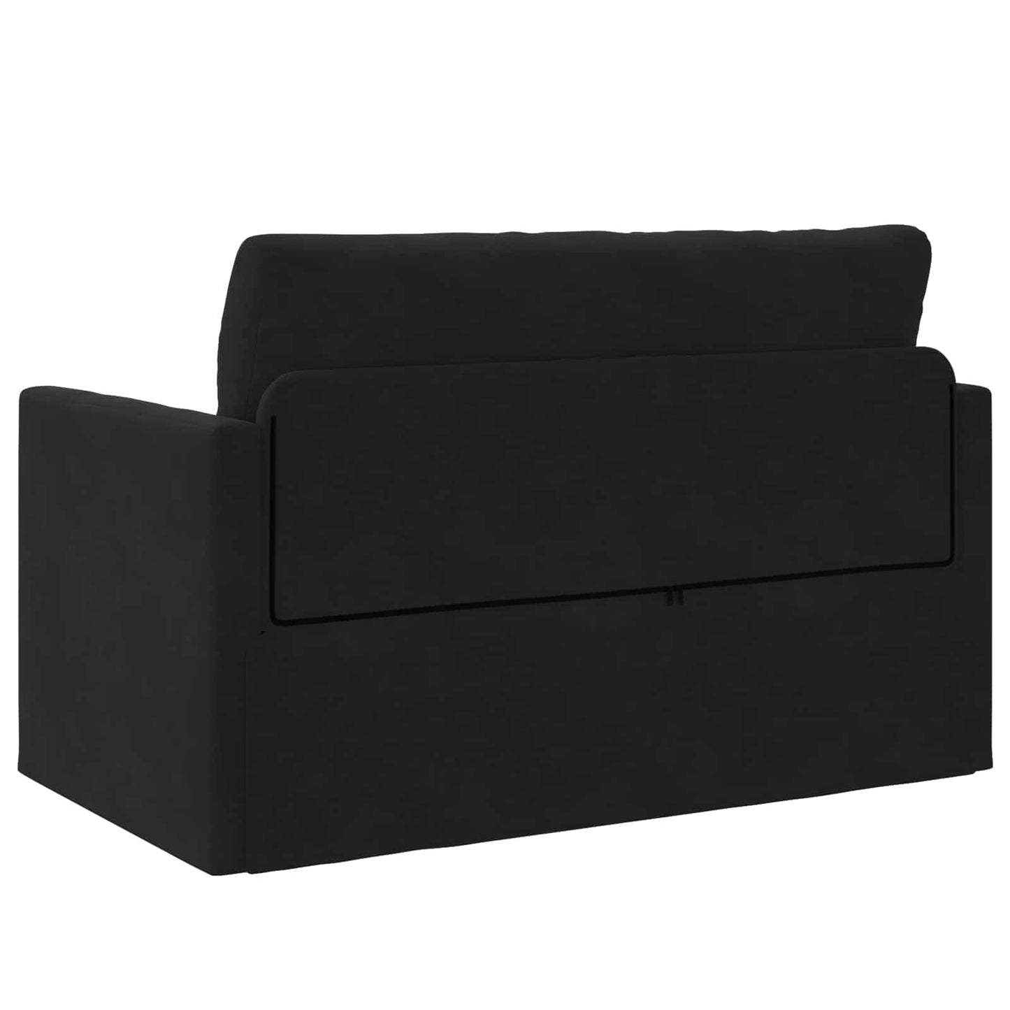 Sammenleggbar Sofa seng Svart 124 x 71 x 78 cm Fløyel