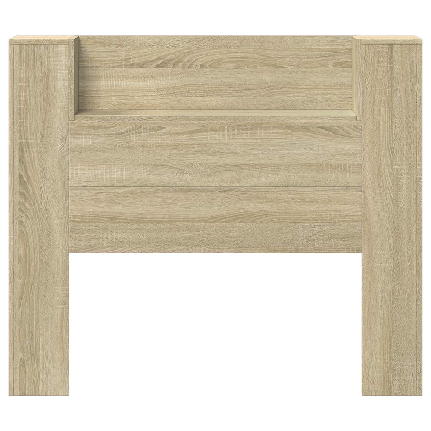 Hodegavlskap med LED med hylle Sonoma 120 x 16,5 x 103,5 cm