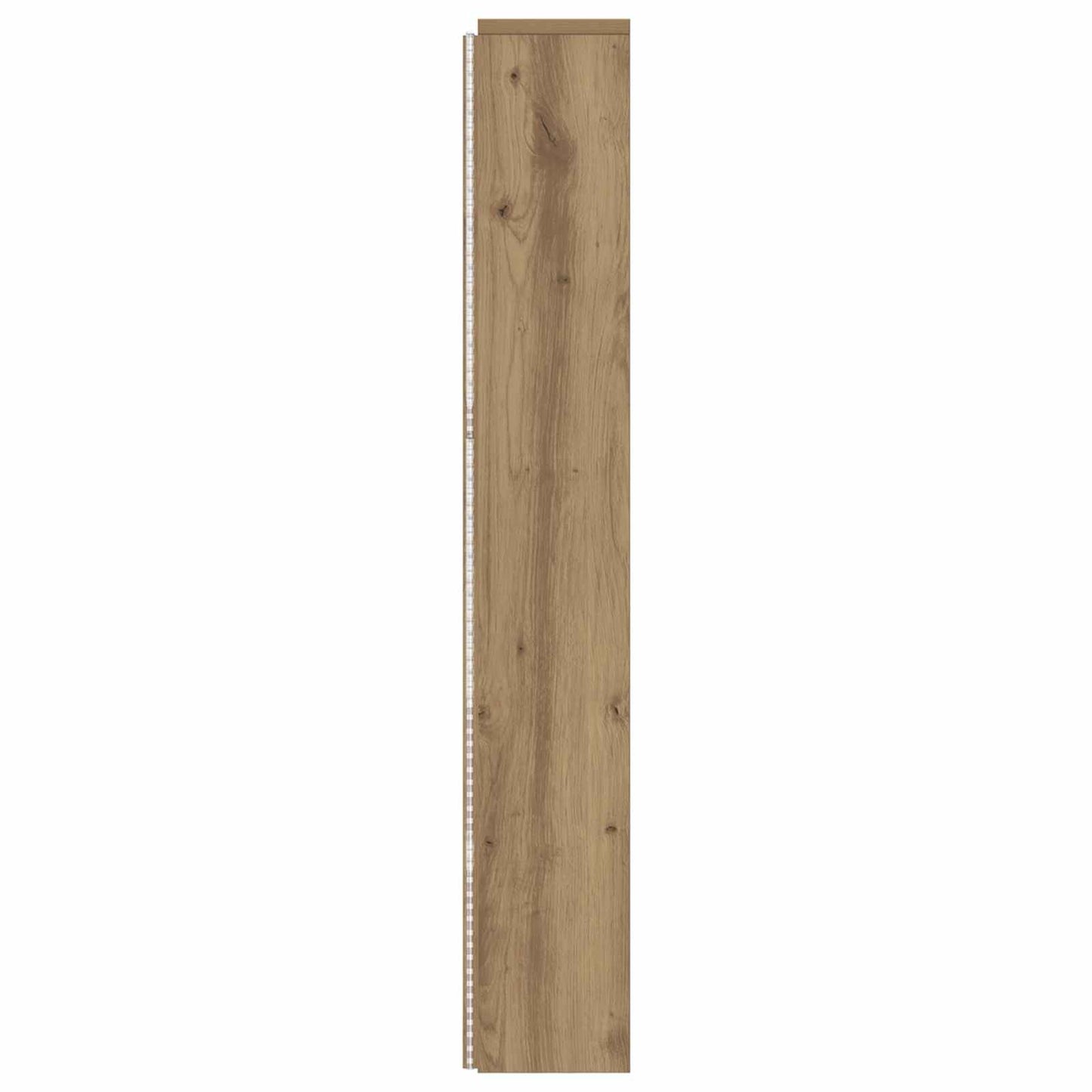 Hodegavlskap med LED Artisan Eik 140 x 16,5 x 103,5 cm vidaXL