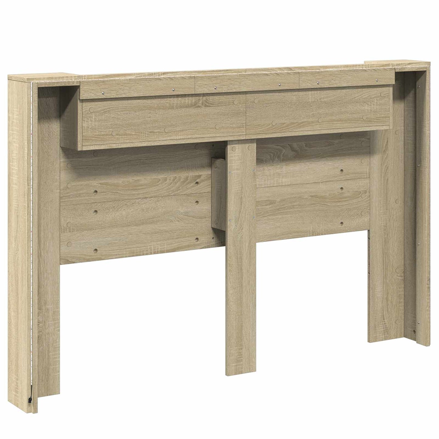 Hodegavlskap med LED med hylle Sonoma 160 x 16,5 x 103,5 cm