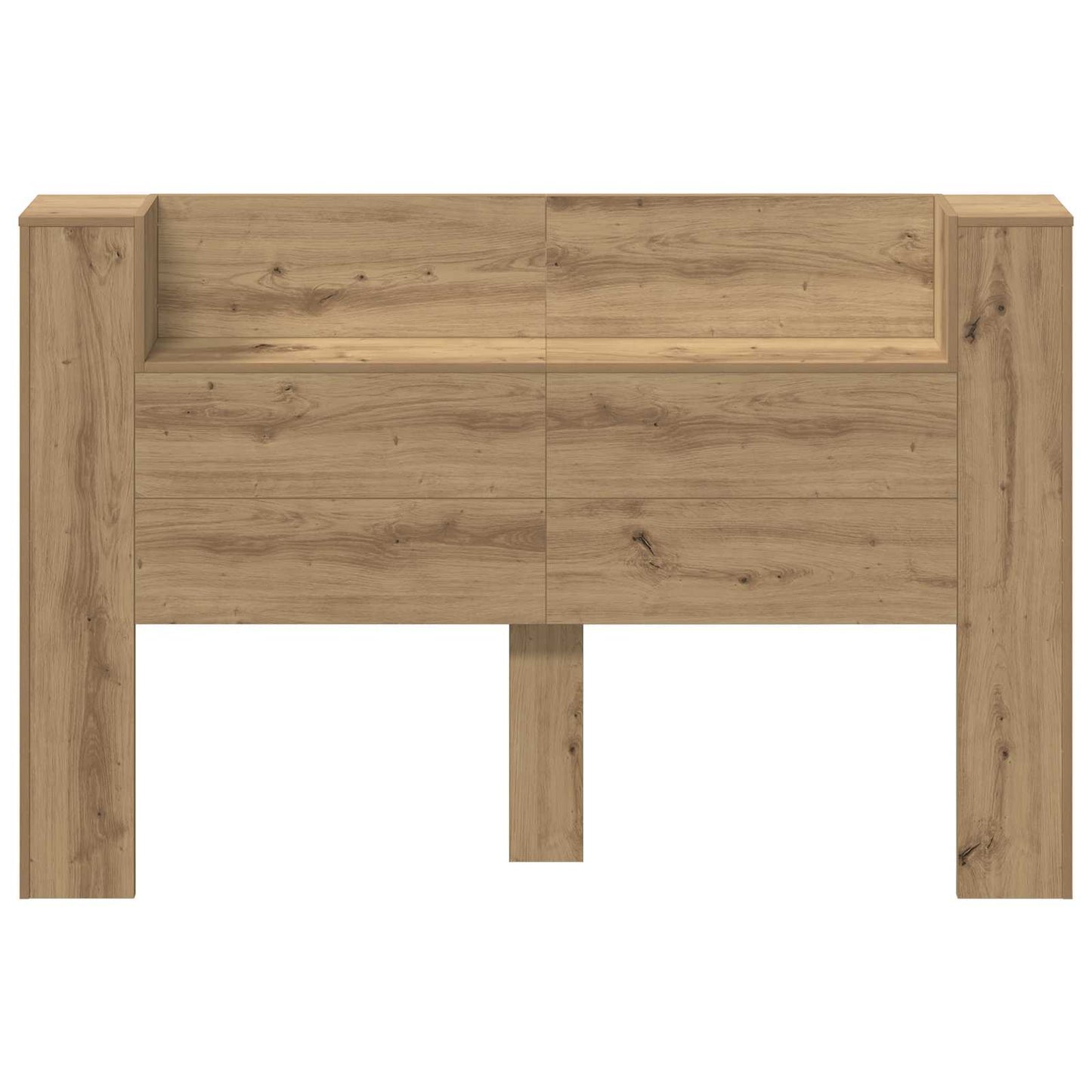 Hodegavlskap med LED Artisan Eik 160 x 16,5 x 103,5 cm vidaXL
