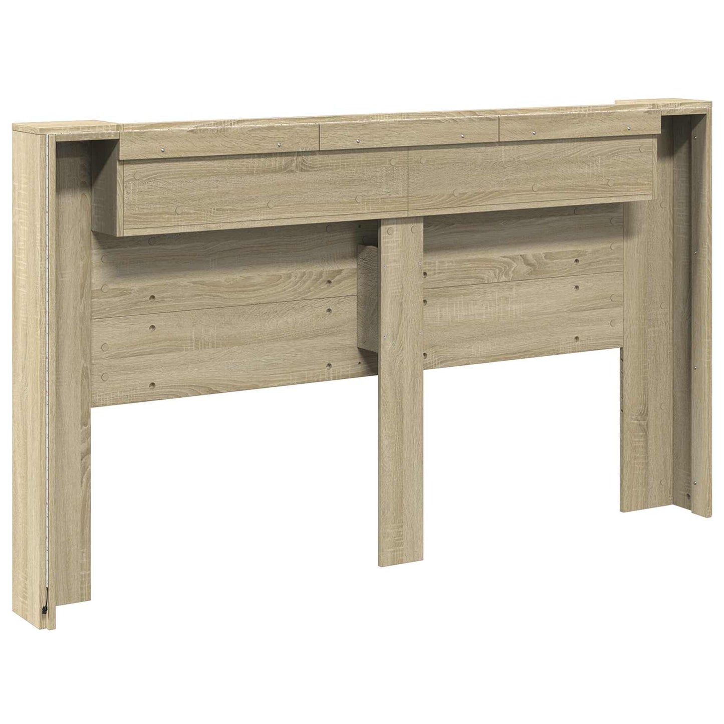 Hodegavlskap med LED med hylle Sonoma 180 x 16,5 x 103,5 cm