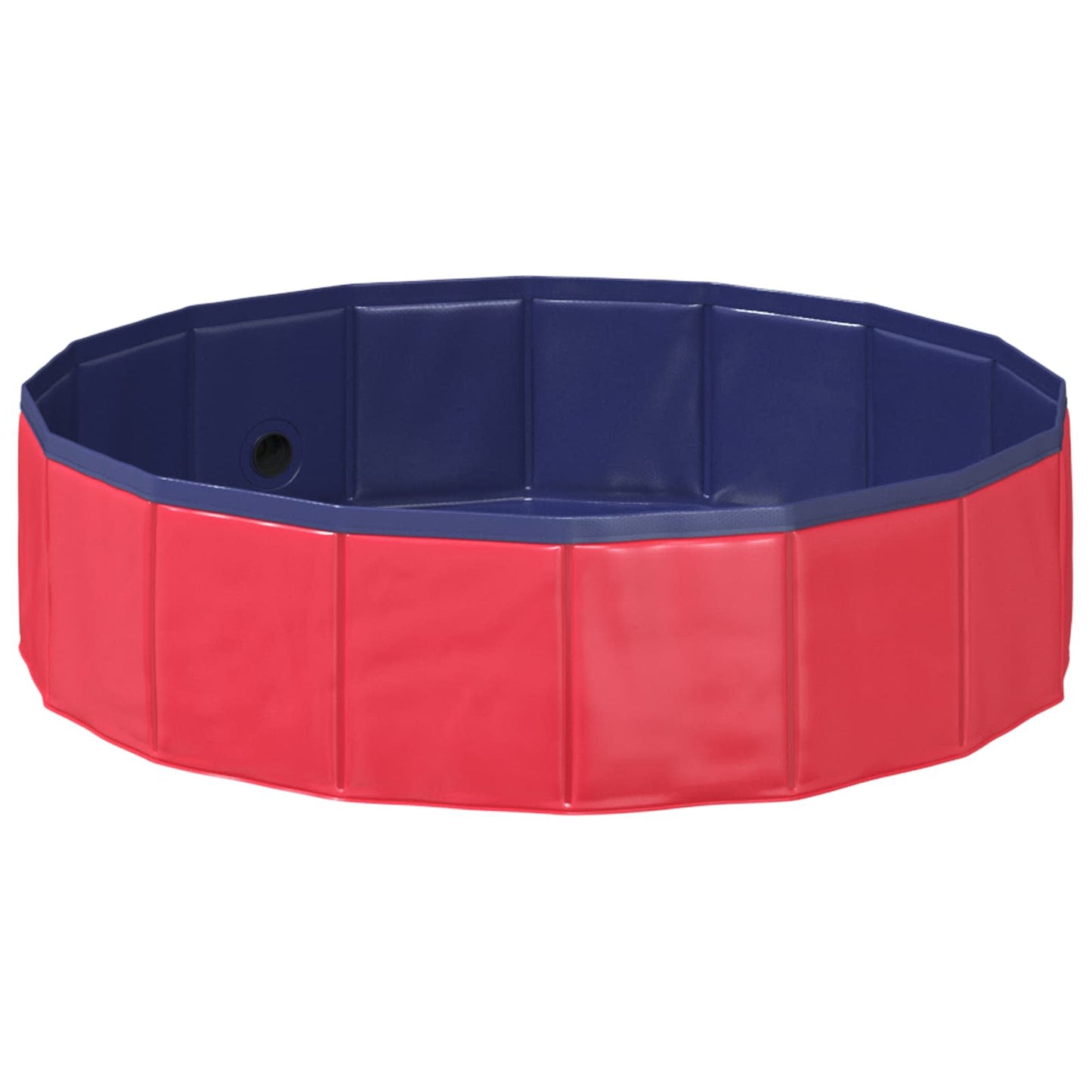 Barnas Svømmebasseng Rød Ø 80 x 20 cm Tykk PVC og Ingeniørtre