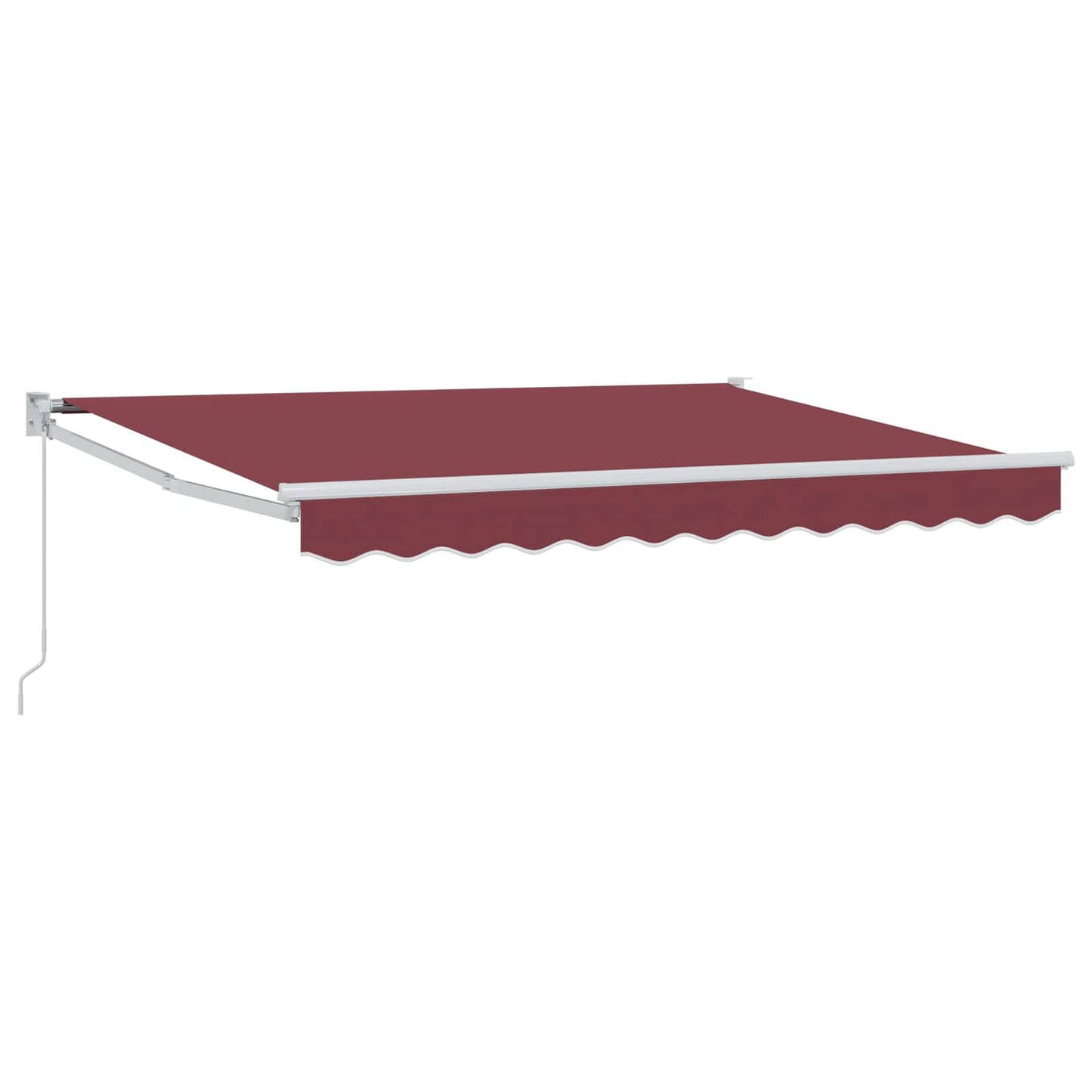Uttrekkbar markise Burgunder 3 x 2 m