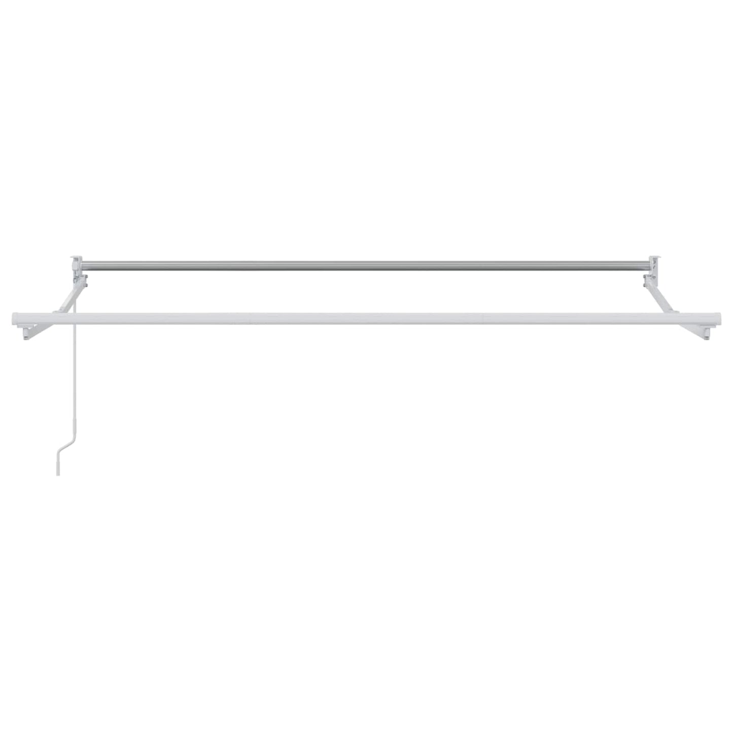 Uttrekkbar markise Beige 3,5 x 2 m 100% polyester og aluminium
