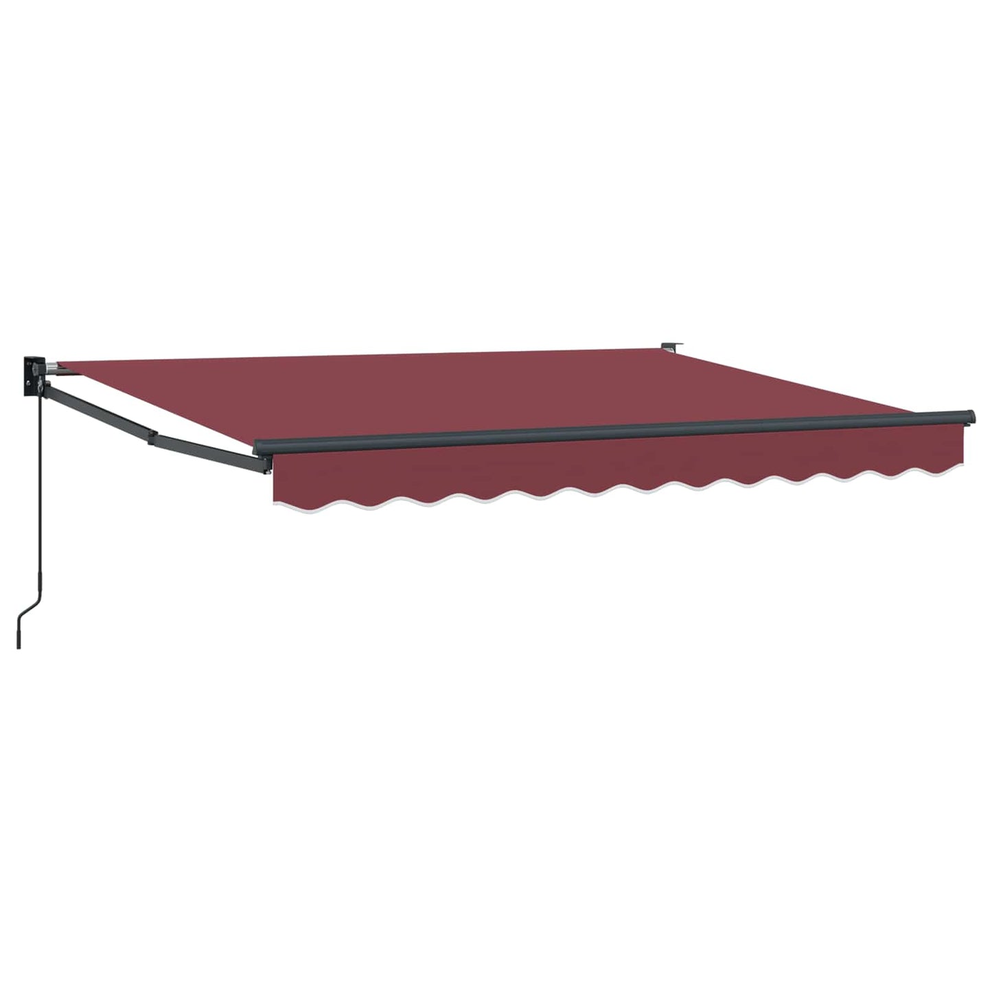Uttrekkbar markise Burgunder 3 x 2 m