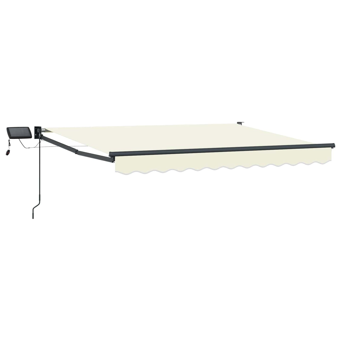 Manuell utvidbar markise med LED-lamper 3 x 2 m