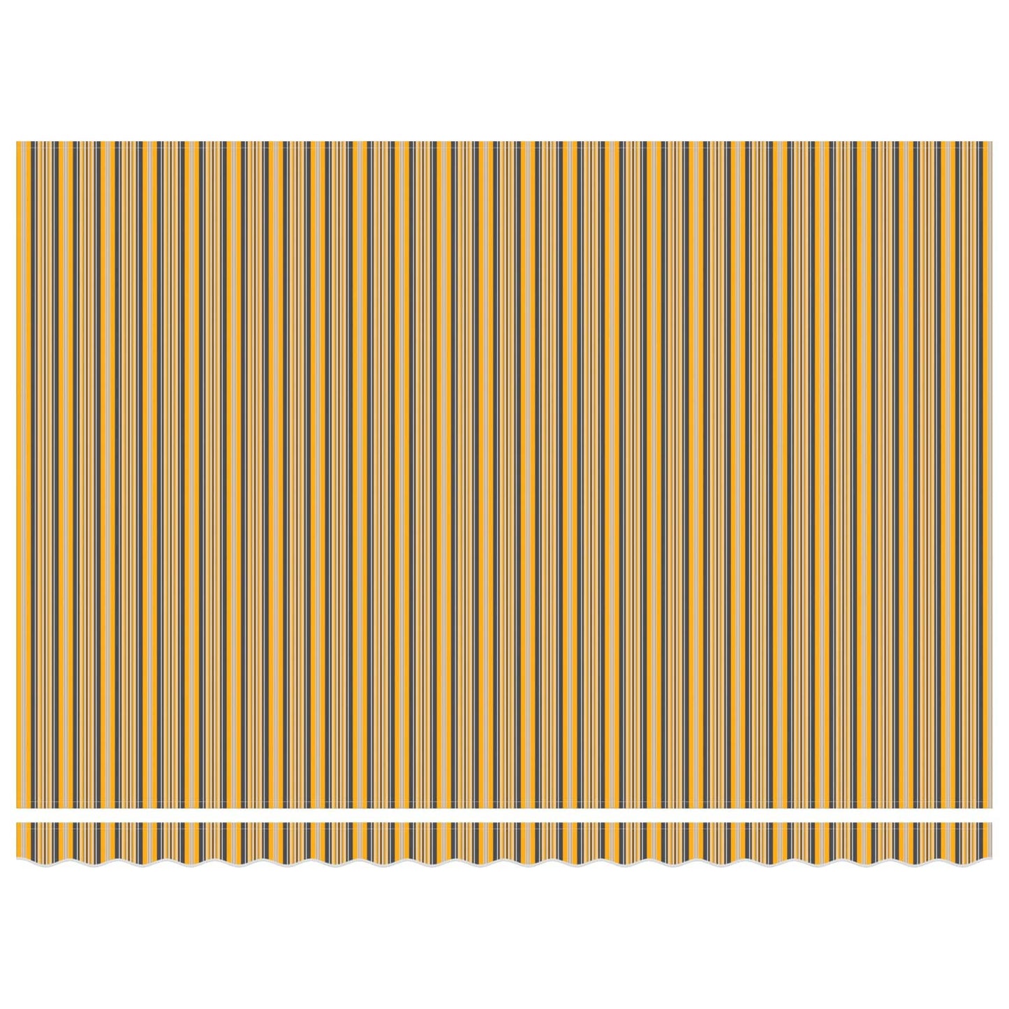 Manuell utvidbar markise med LED-lamper 5 x 3 m