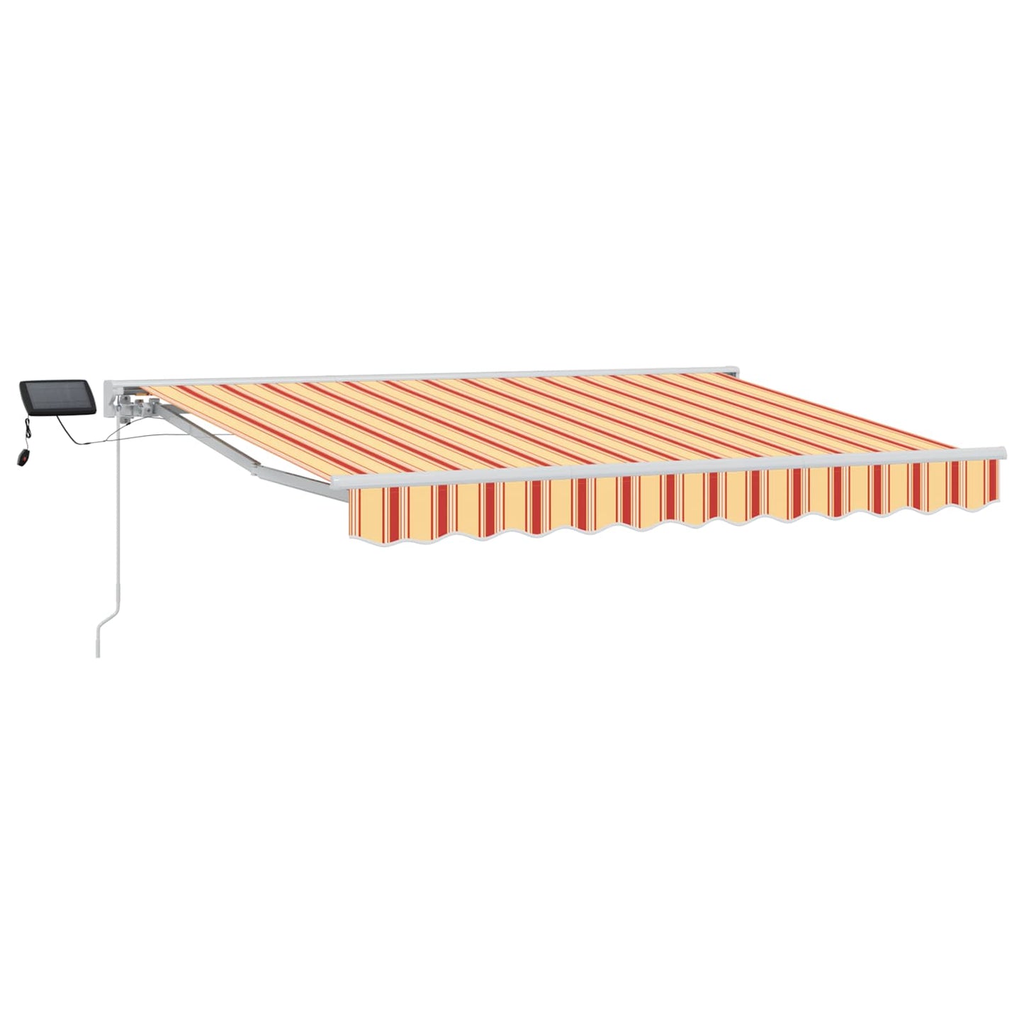 Manuell markiseramme med LEDs Gul, Oransje og Hvit 3 x 2,5 m