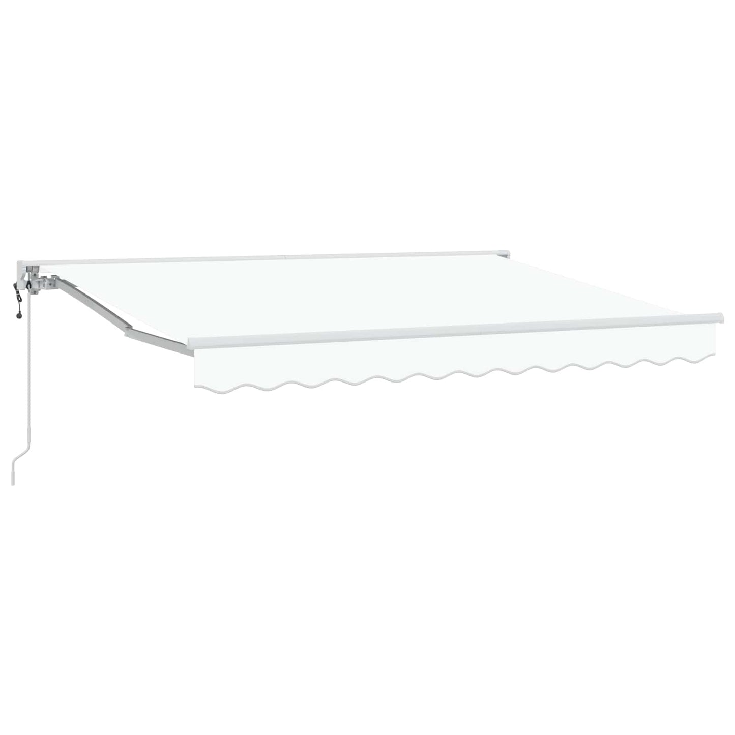 Elektrisk Utrekkbar Markise Hvit 3,5 x 2,5 m