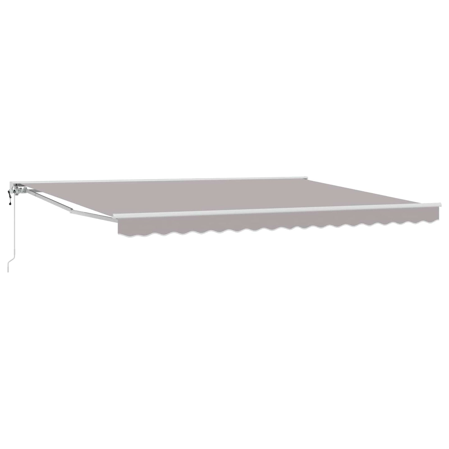 Elektrisk Utrekkbar Markise Lysegrå 4,5 × 3 m