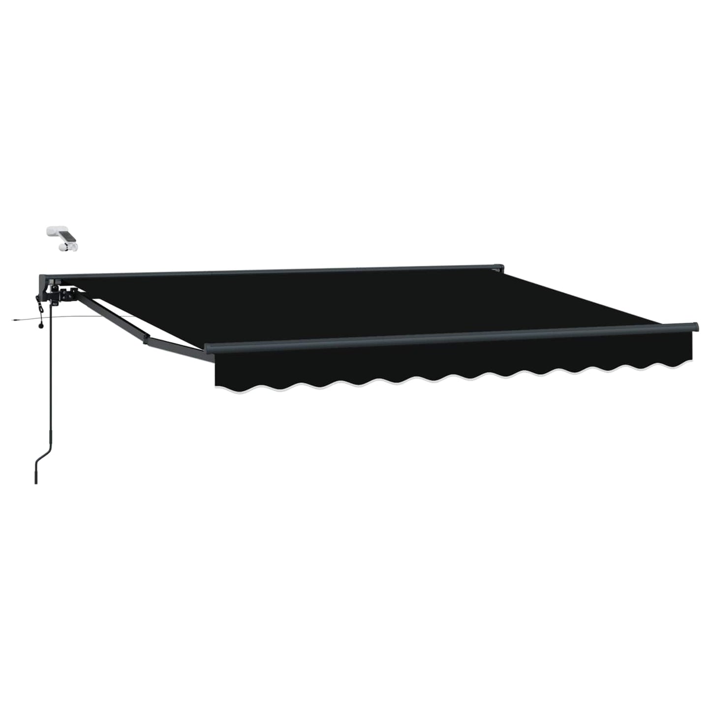 Elektrisk Utrekkbar Markise Svart og Anthracite 3 x 2,5 m