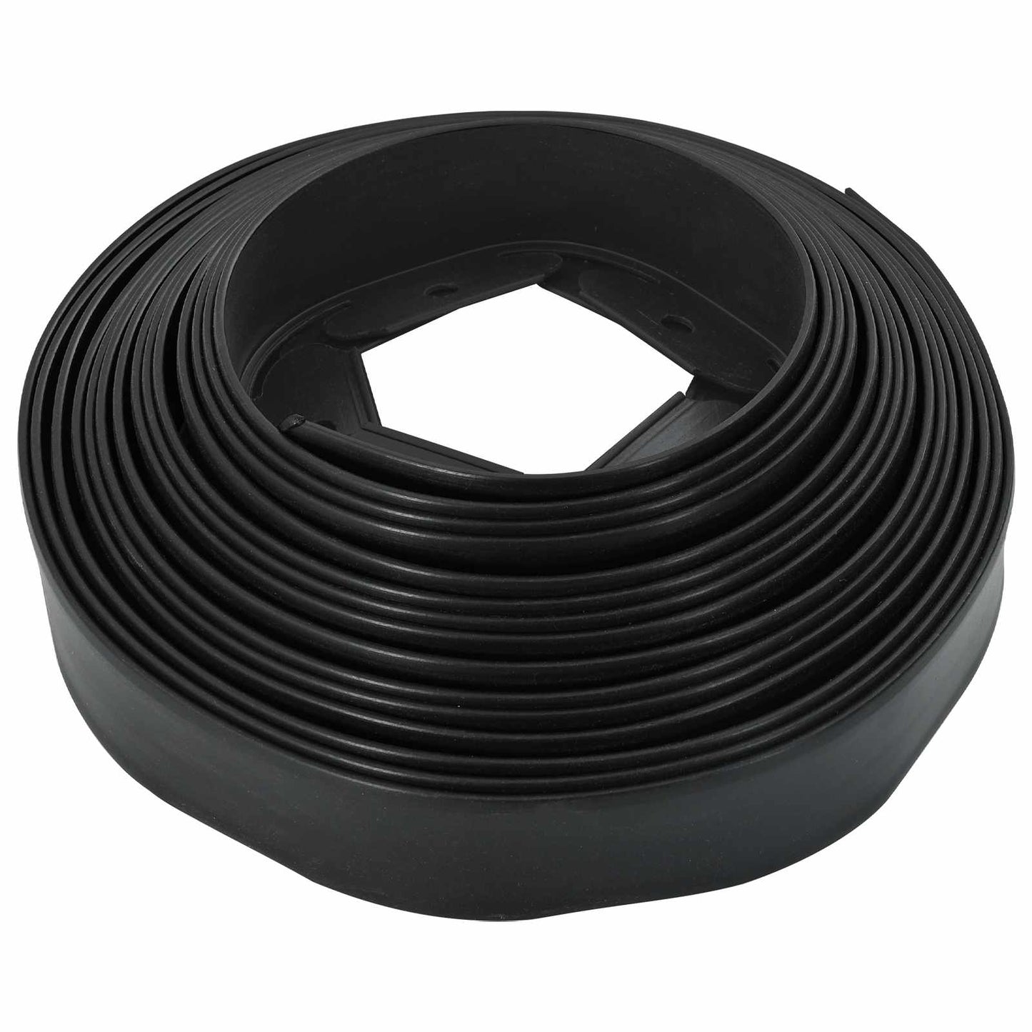 Plenkanter Svart 4000 x 4 x 5 cm Plast vidaXL