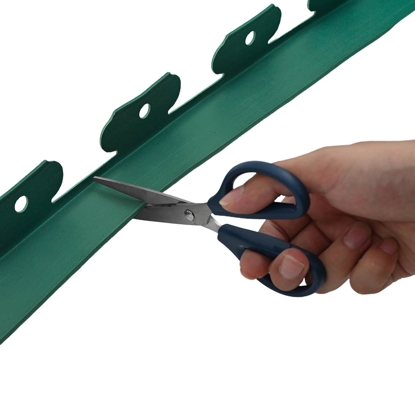 Plenkanter grønn 1000 x 4 x 5 cm Plast vidaXL