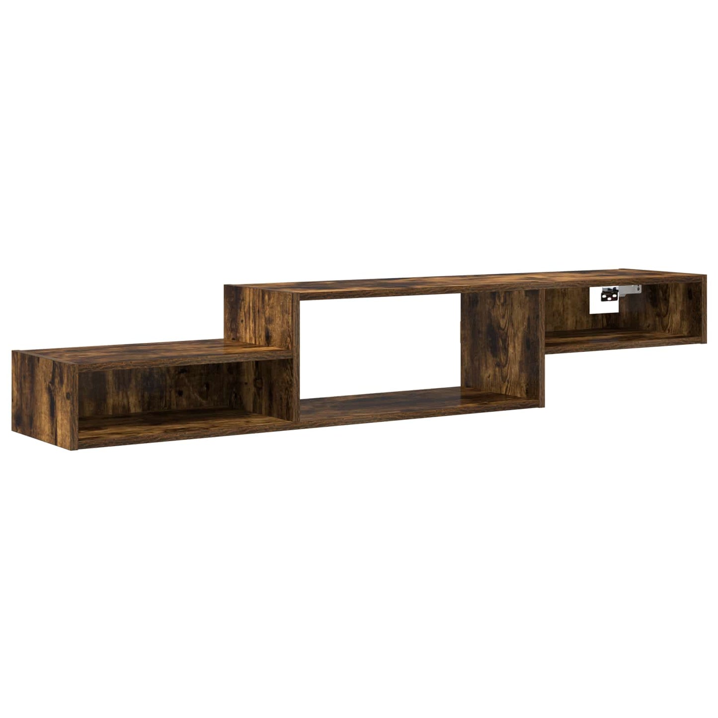Vegghengt TV-skap Veggmontert Røkt Eik 150 x 28 x 26 cm
