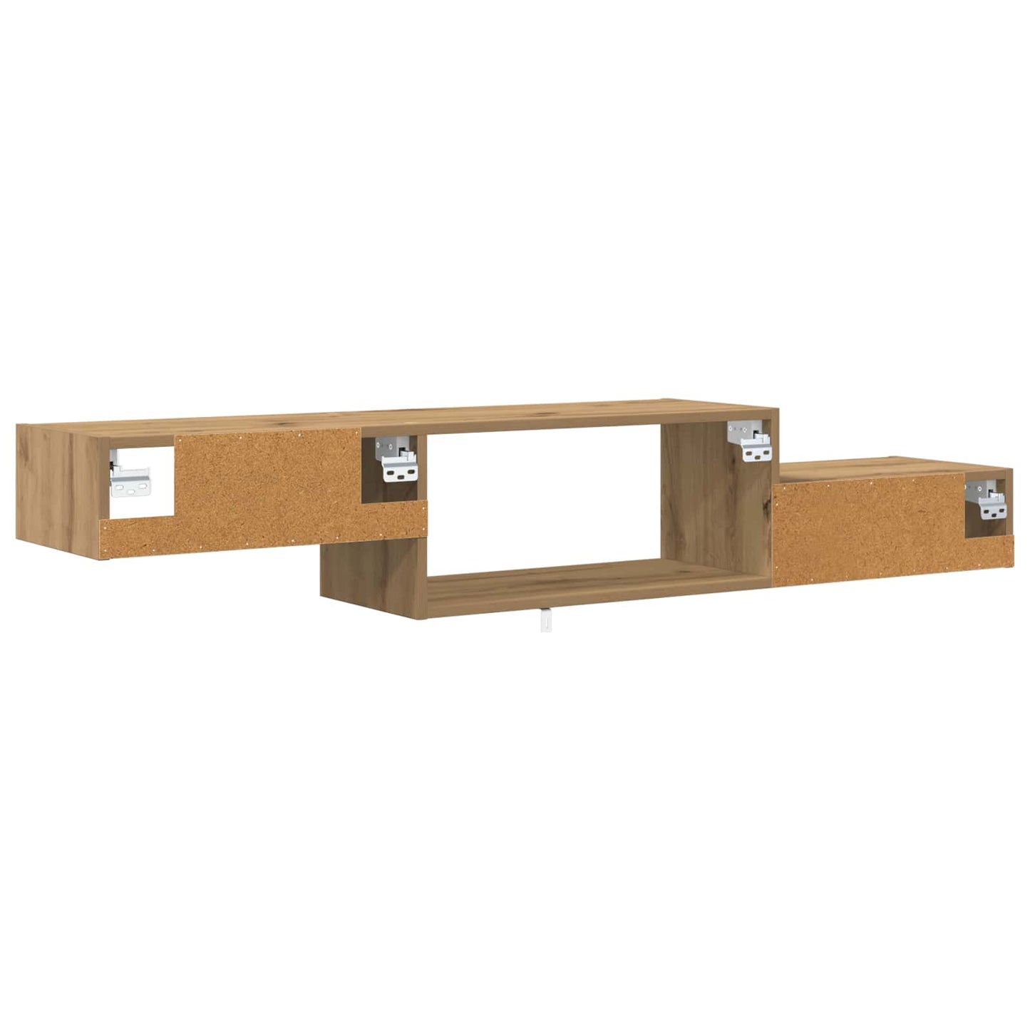 Vegghengt TV-skap Veggmontert Artisan eik 150 x 28 x 26 cm