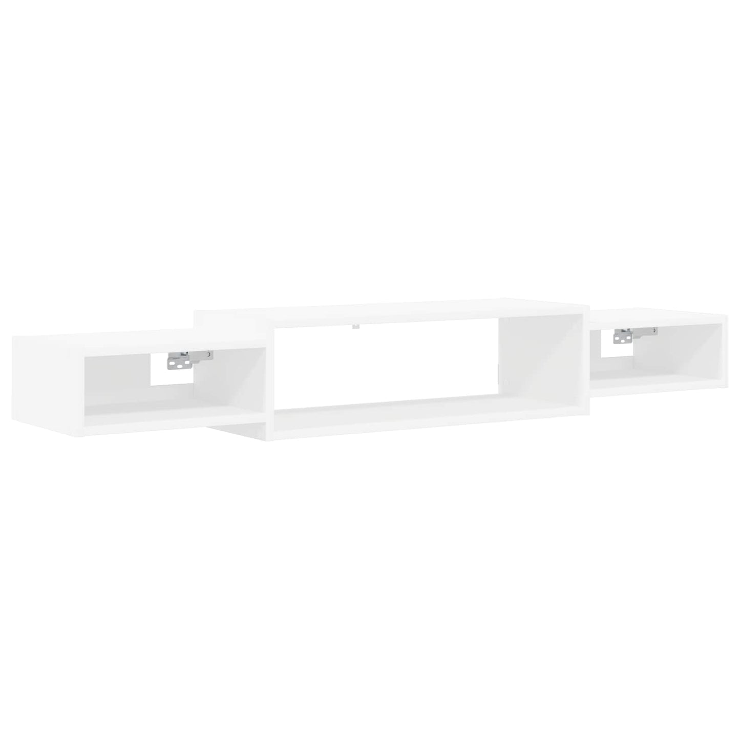 Vegghengt TV-skap Veggmontert Hvit 140 x 28 x 21 cm
