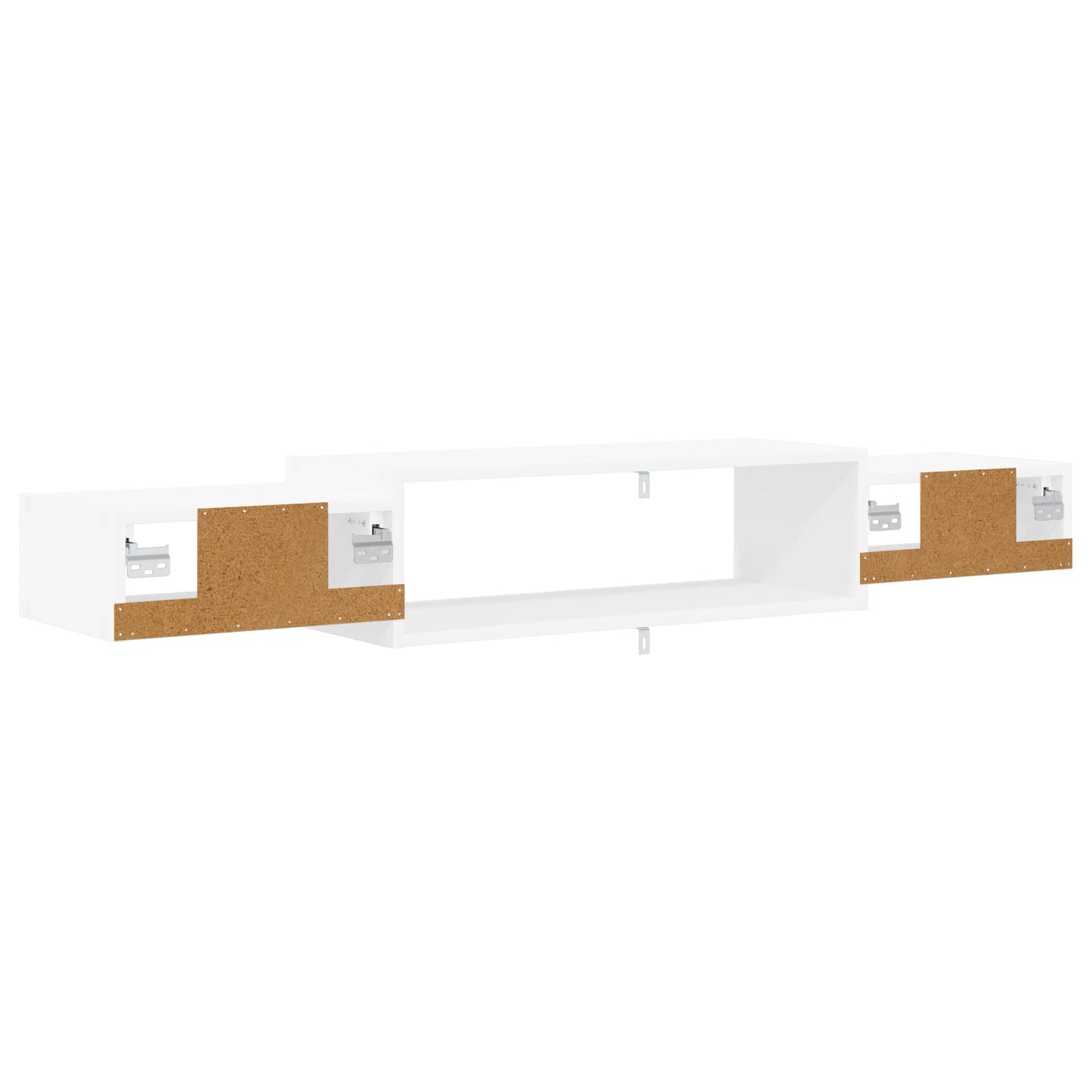 Vegghengt TV-skap Veggmontert Hvit 140 x 28 x 21 cm