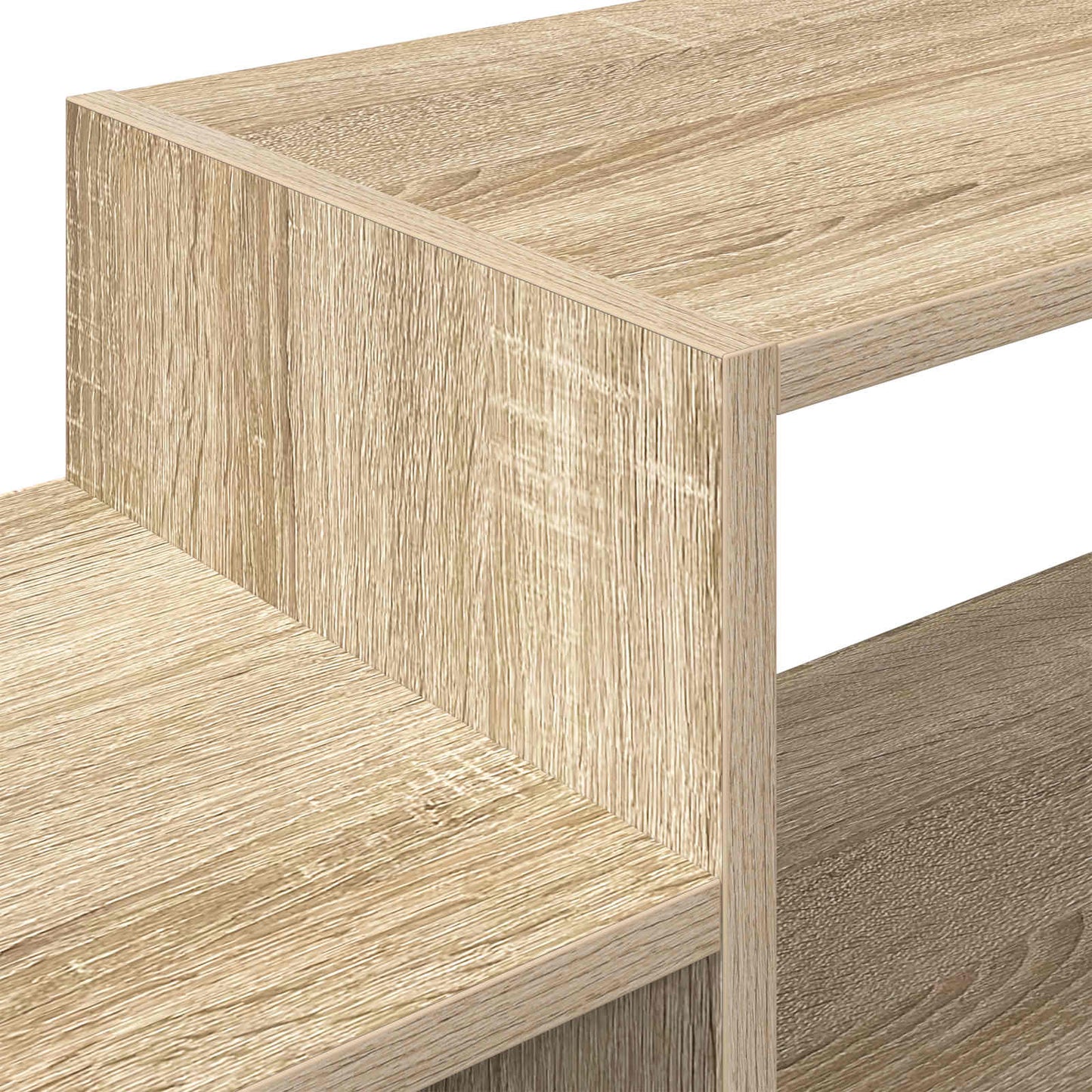 Vegghengt TV-skap Veggmontert Sonoma eik 140 x 28 x 21 cm