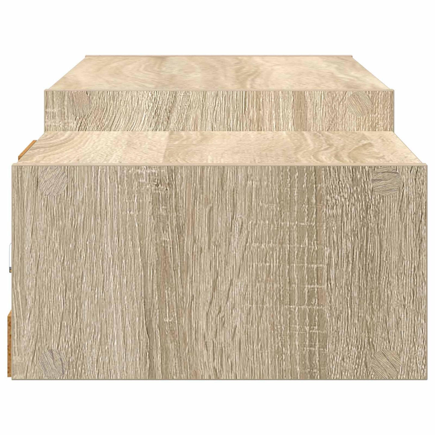Vegghengt TV-skap Veggmontert Sonoma eik 140 x 28 x 21 cm