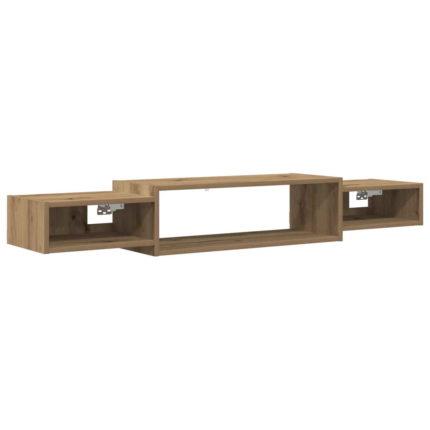 Vegghengt TV-skap Veggmontert Artisan eik 140 x 28 x 21 cm