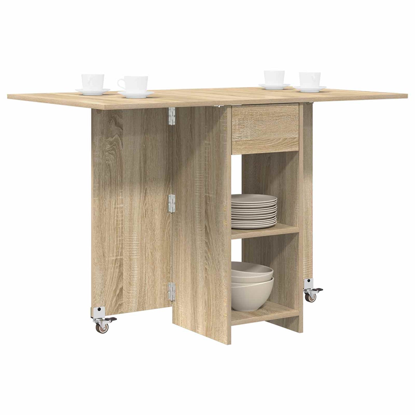 Spisebord 115 x 70 x 75 cm Konstruert tre Sonoma eik