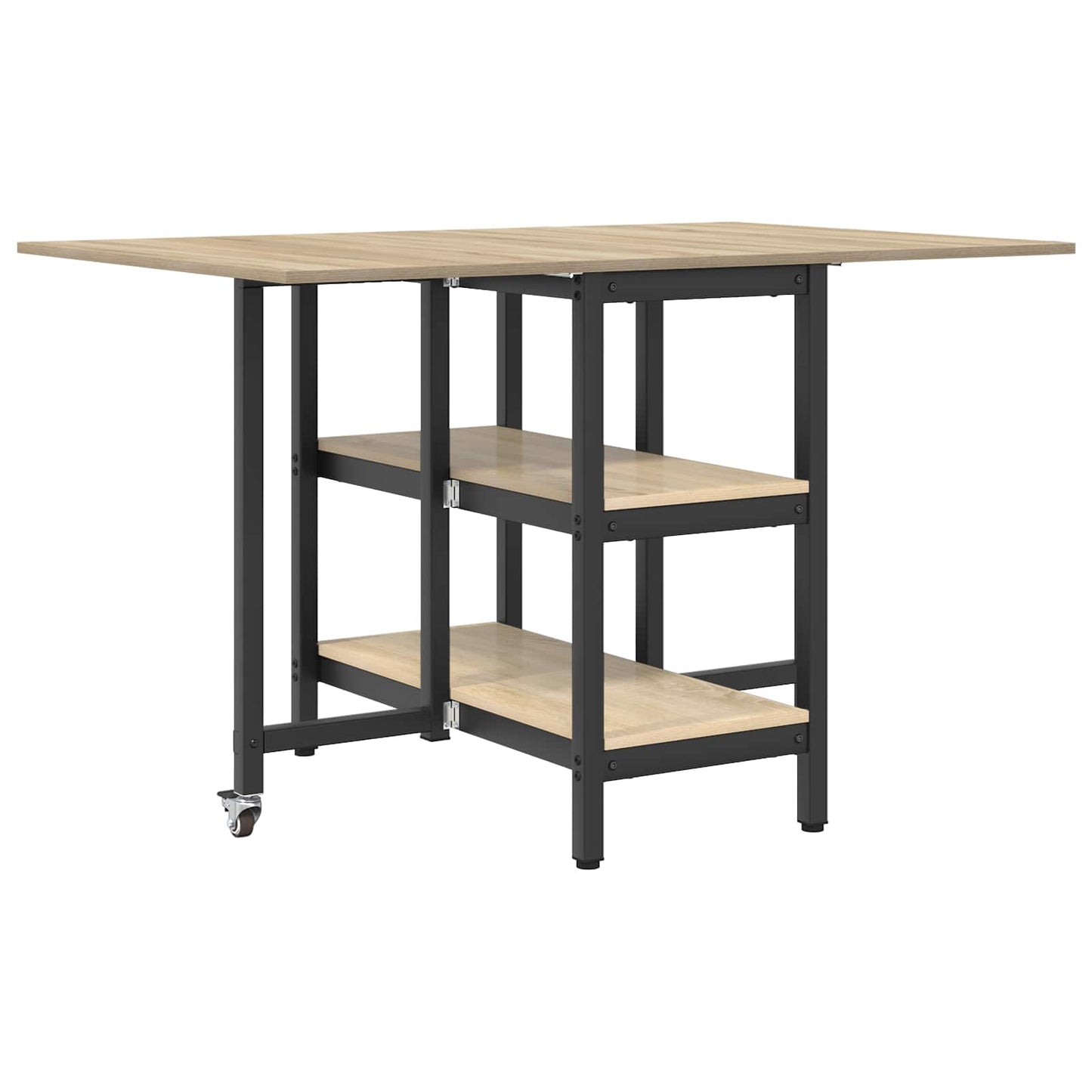 Spisebord 122 x 80 x 76,5 cm Konstruert tre Sonoma eik