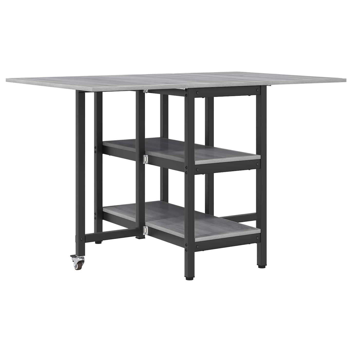 Spisebord 122 x 80 x 76,5 cm Konstruert tre Grå Sonoma