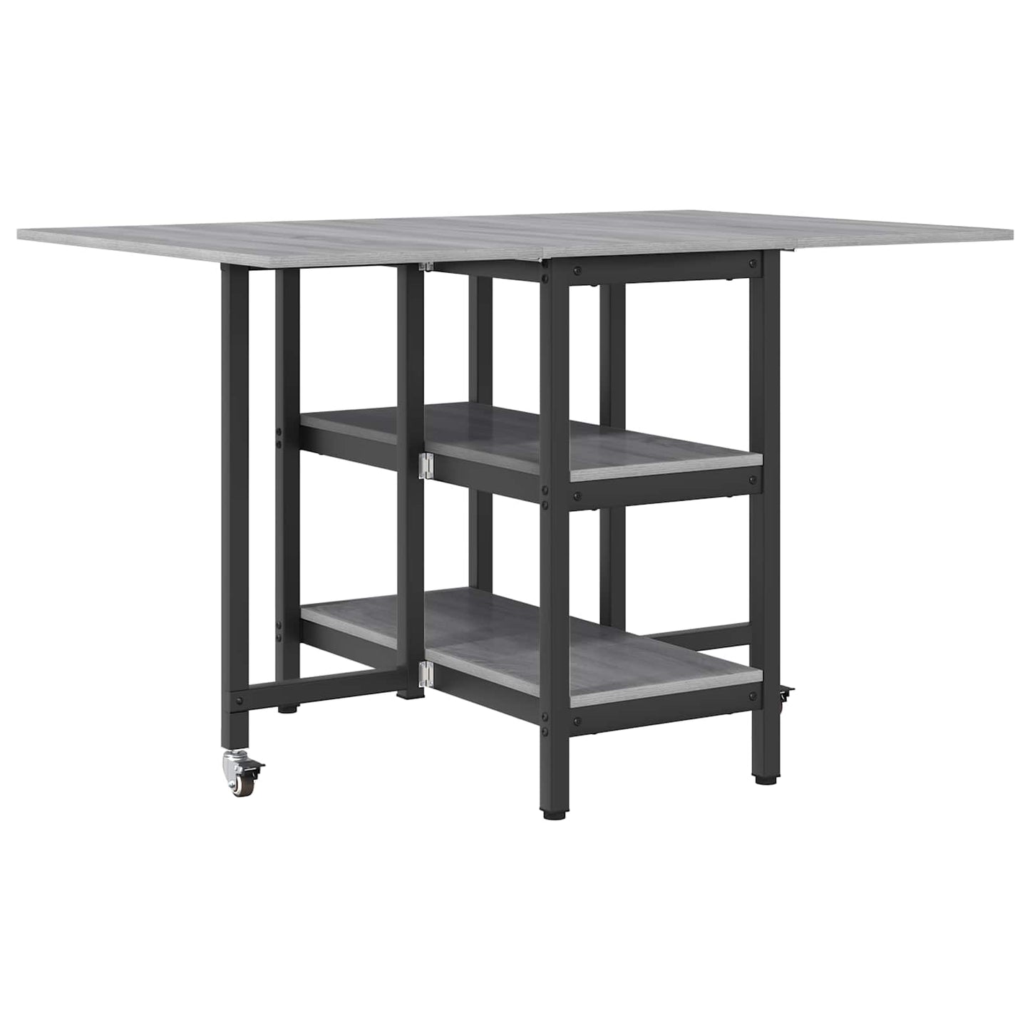 Spisebord 122 x 80 x 76,5 cm Konstruert tre Grå Sonoma