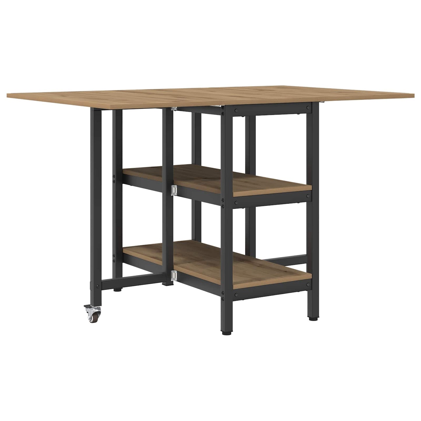 Spisebord 122 x 80 x 76,5 cm Konstruert tre Artisan eik